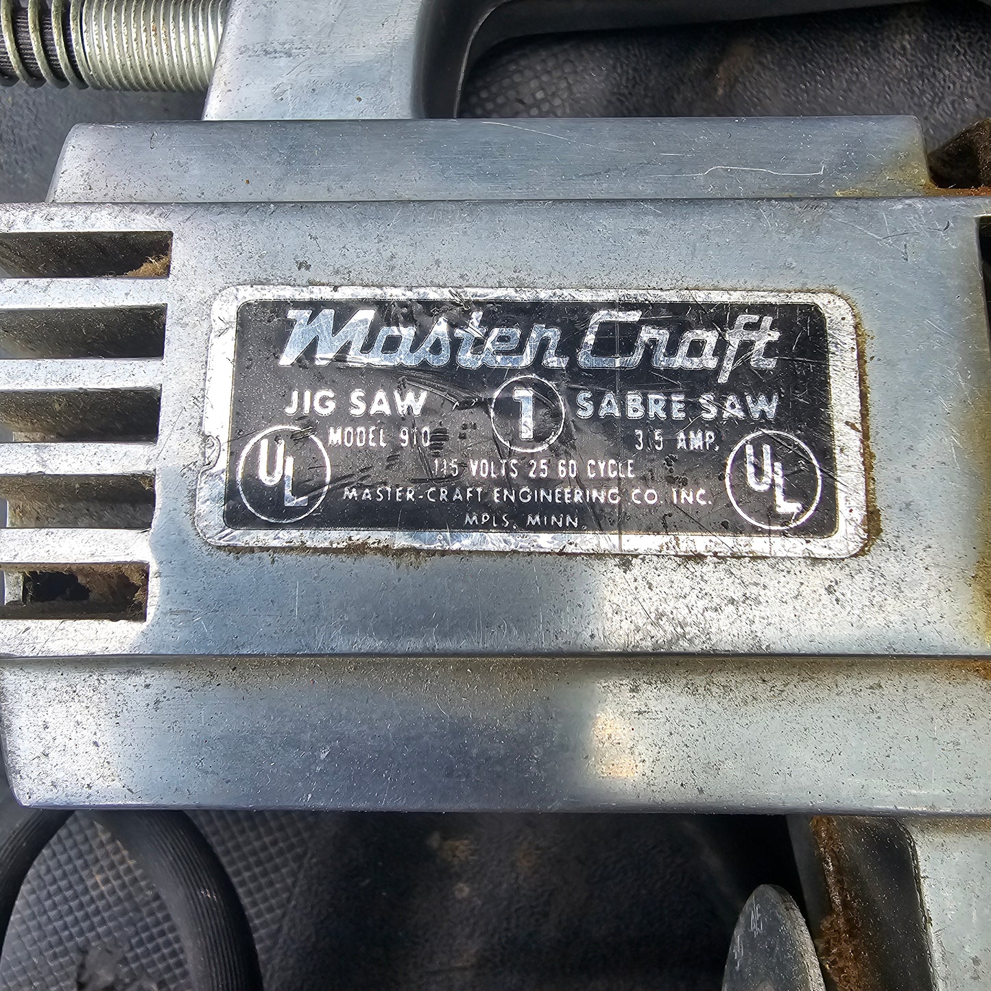 Vintage Master Craft Jig Saw & Black & Decker Drill + Blades Kit –