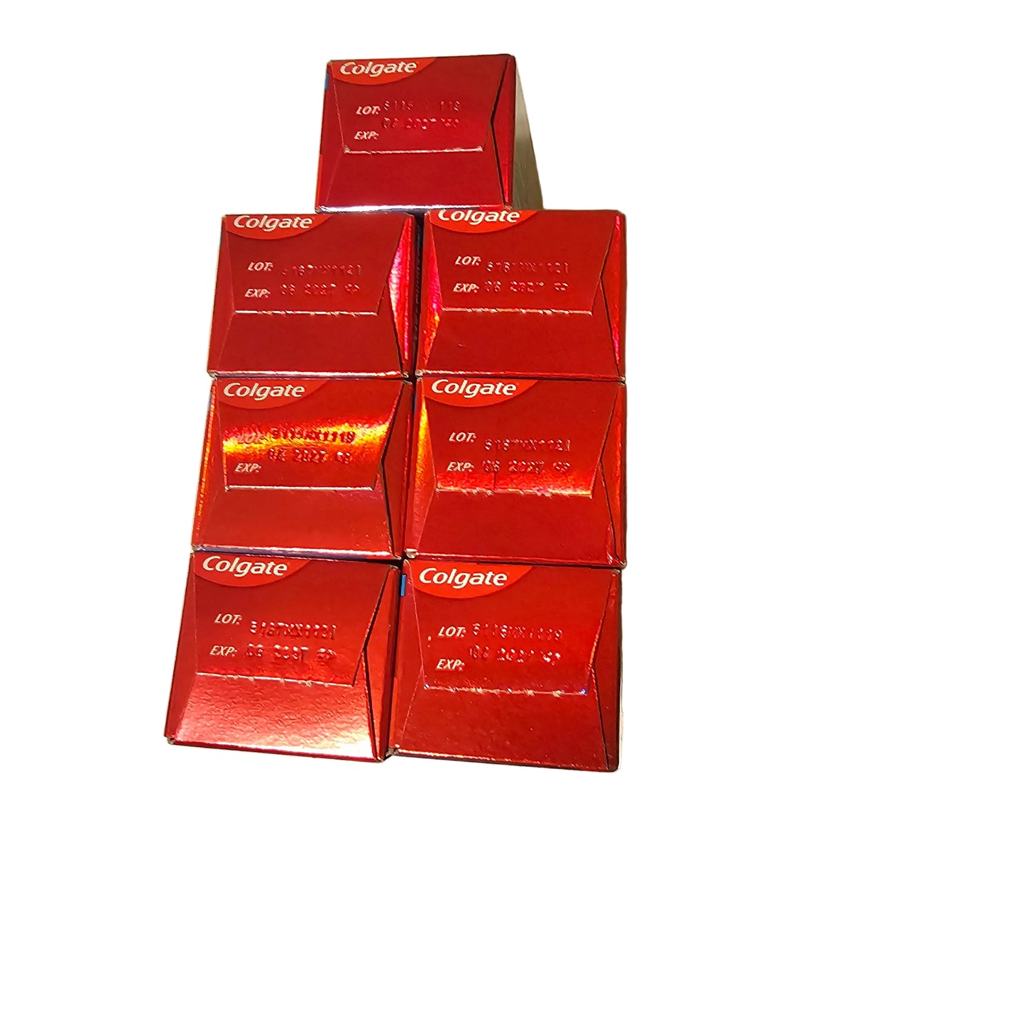 Colgate Optic White Advanced Toothpaste 3.2 oz – Bundle of 7 (Icy Fresh)