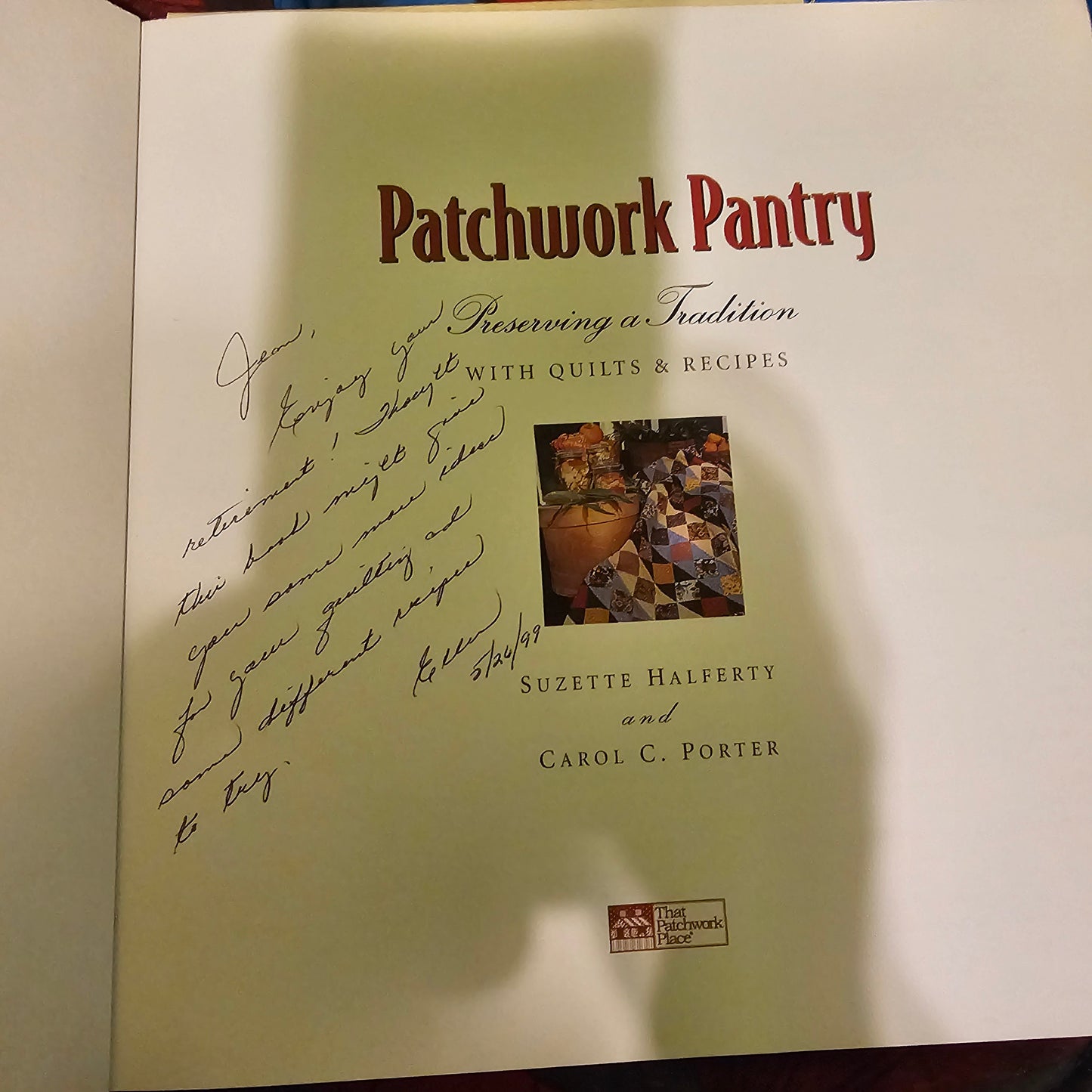 Patchwork Pantry Bread Basket Book