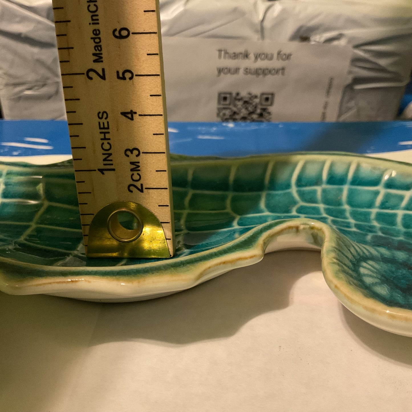 Turquoise Seahorse Dish – Ceramic