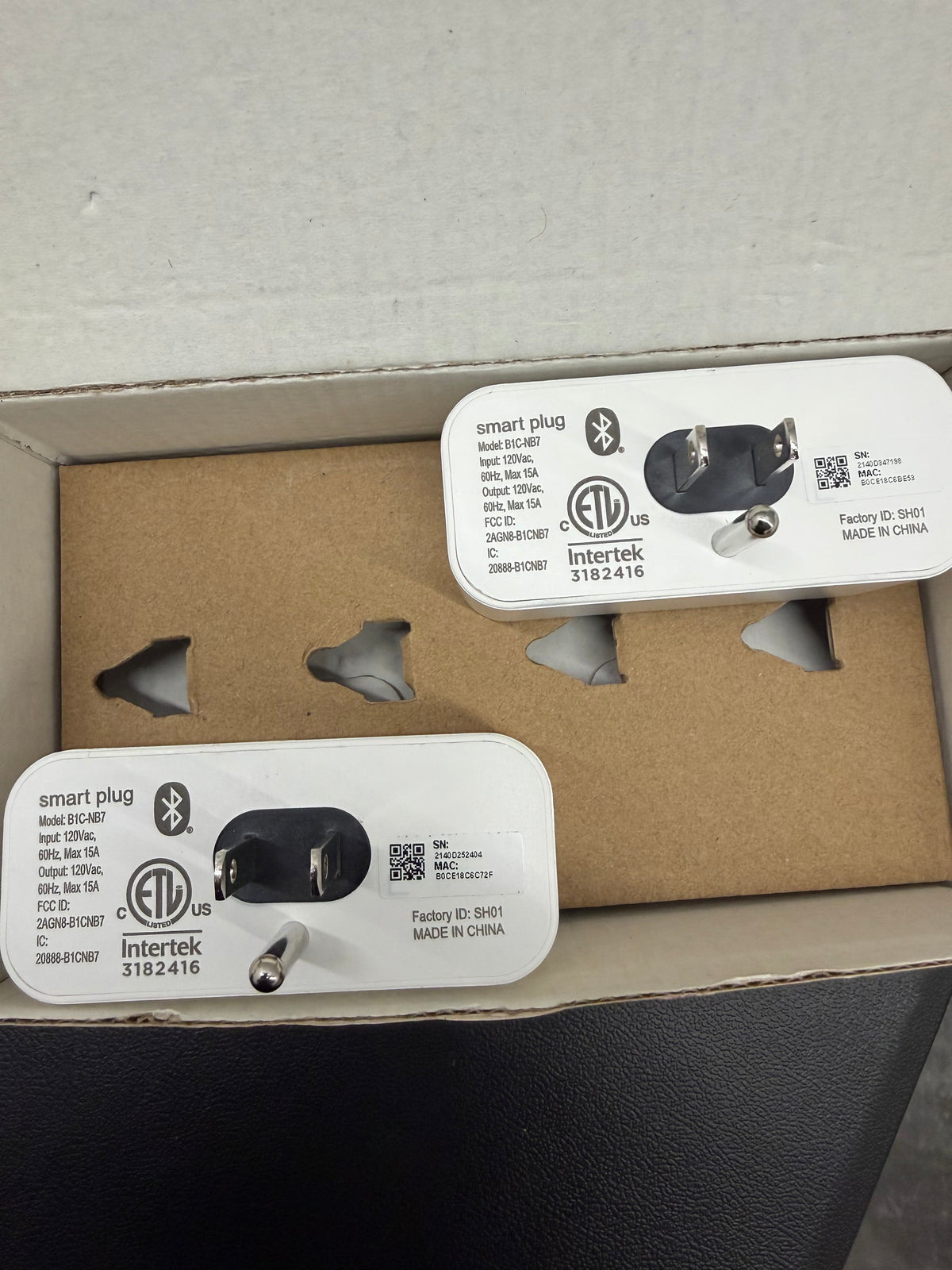 Sengled Bluetooth Smart Plug with Energy Tracker (Model: B1C-NB7) – Partial Pack (2 Plugs Included)