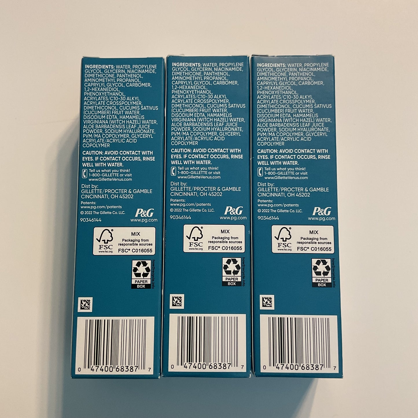 Gillette Venus Olay Hydration Serum - 3 Pack