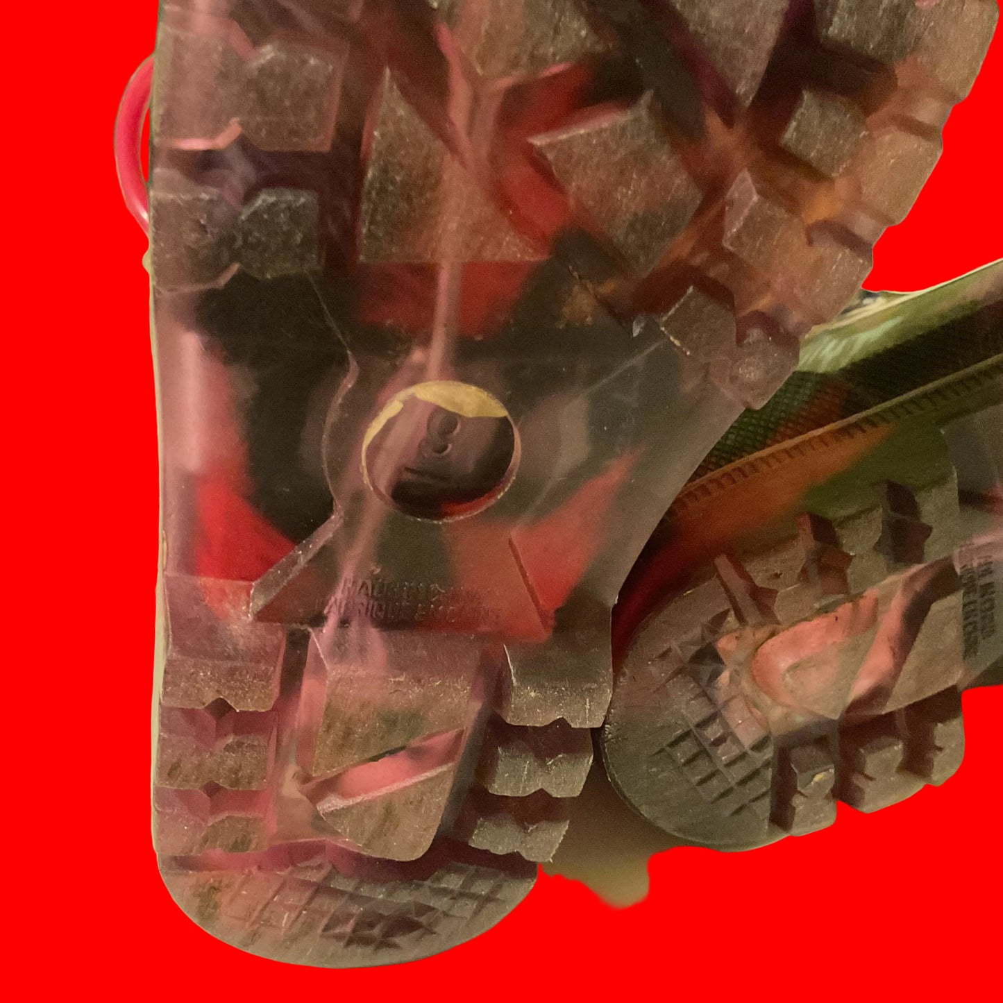 Lilly Girls Rain Boots Size 6 – Multicolor Star Print with Handles