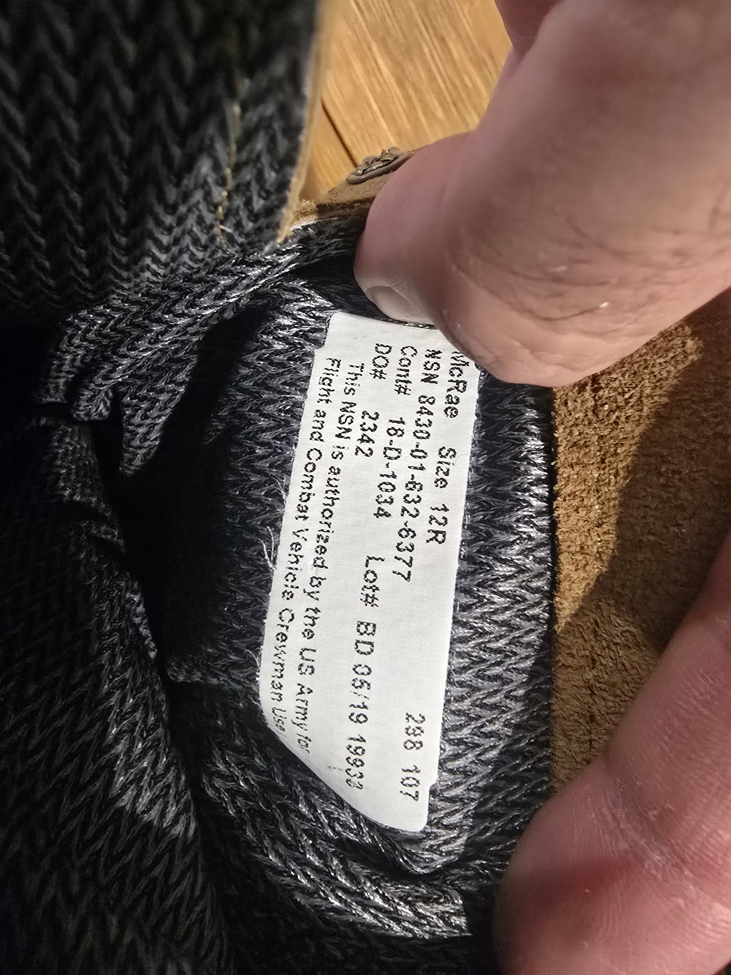 McRae Gore‑Tex Army Combat Boots 12R (Coyote) – Used