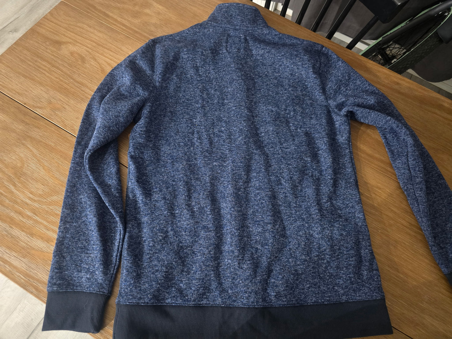 Sonoma Goods for Life Supersoft Sweater Fleece Jacket – Blue Heather – Size L Tall – New with Tags