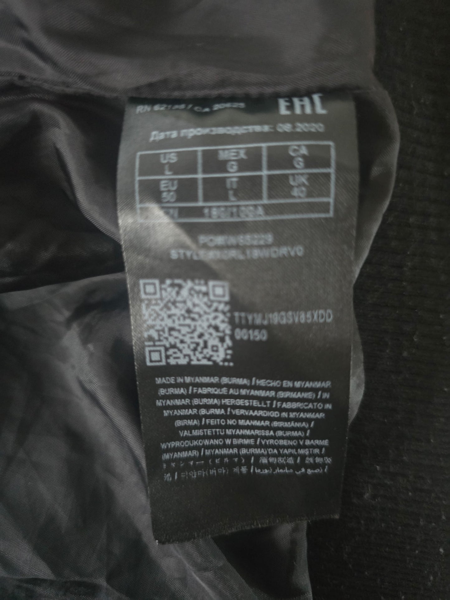 GUESS Men’s Brown Hooded Puffer Jacket with Faux Fur Trim – Size L