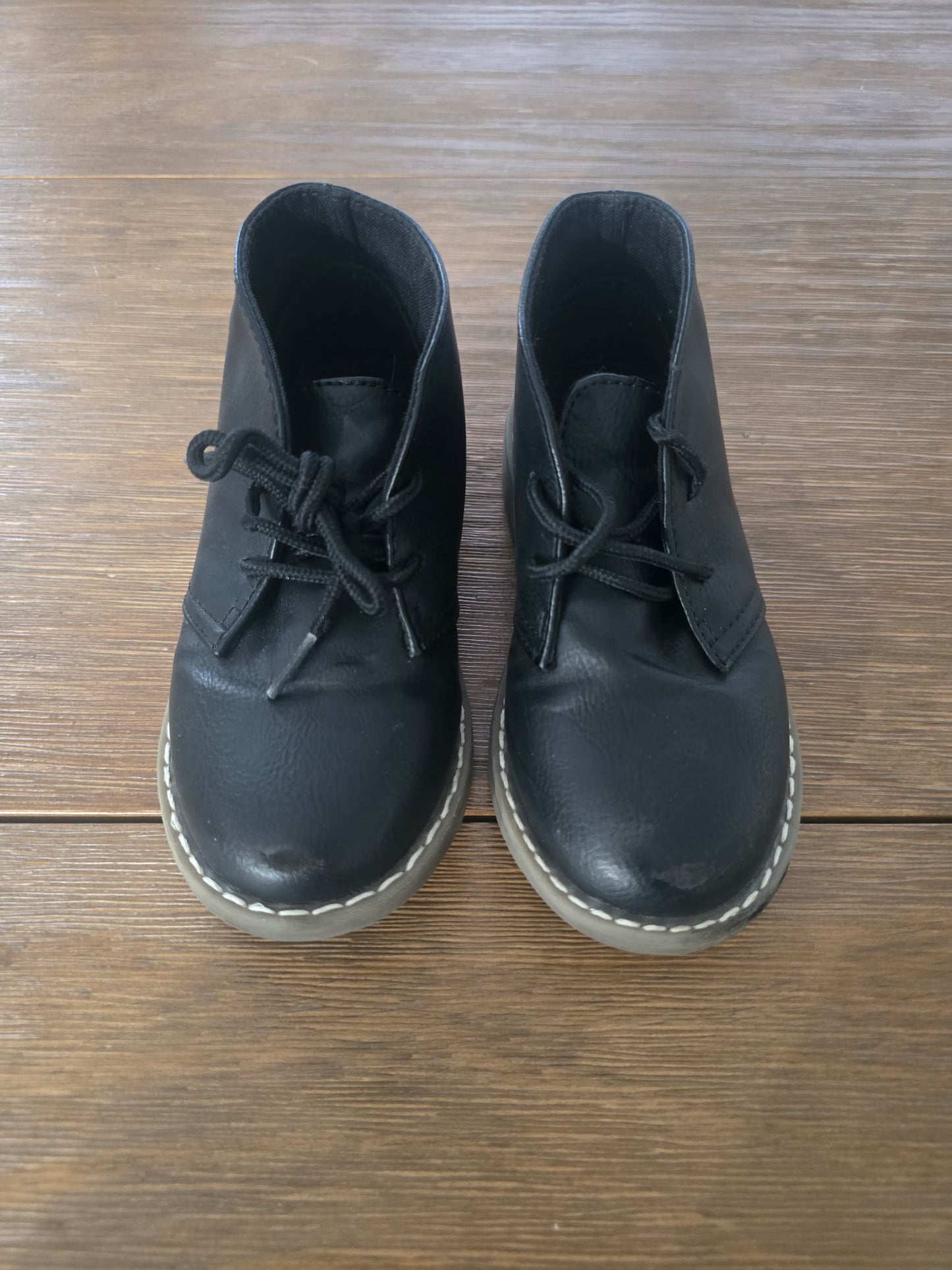 The Children’s Place Boys Black Ankle Boots Size 11 | Dress Chukka Style Shoes