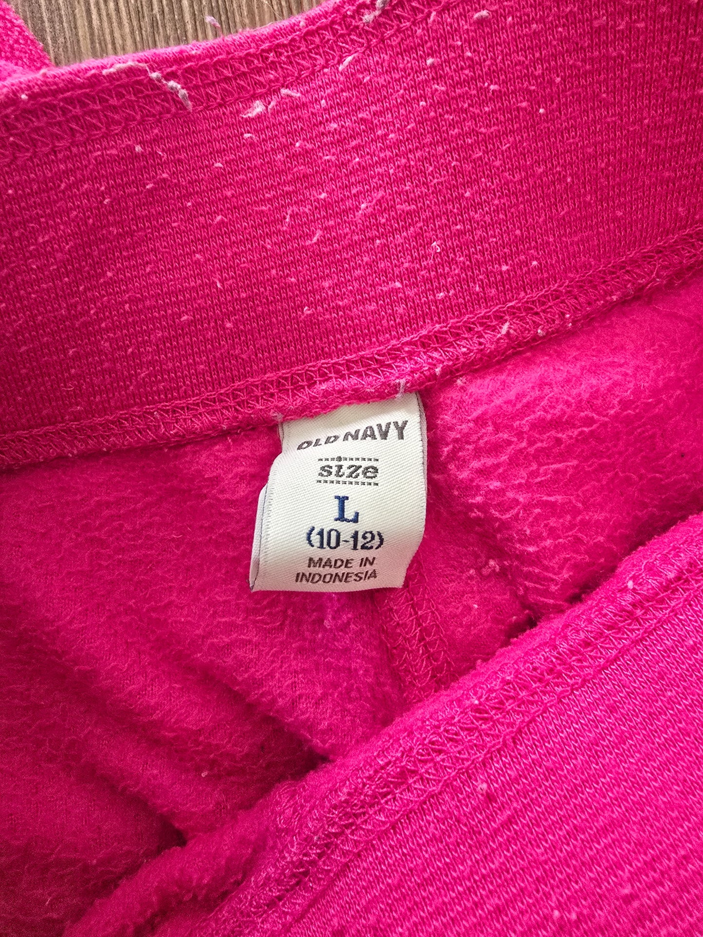 Old Navy Girls Fleece Pants Hot Pink Size Large 10-12