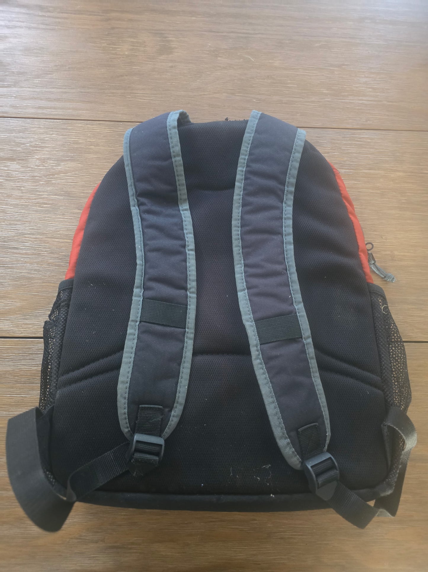 Black Red Outdoor Backpack Hiking Daypack School Travel Bag