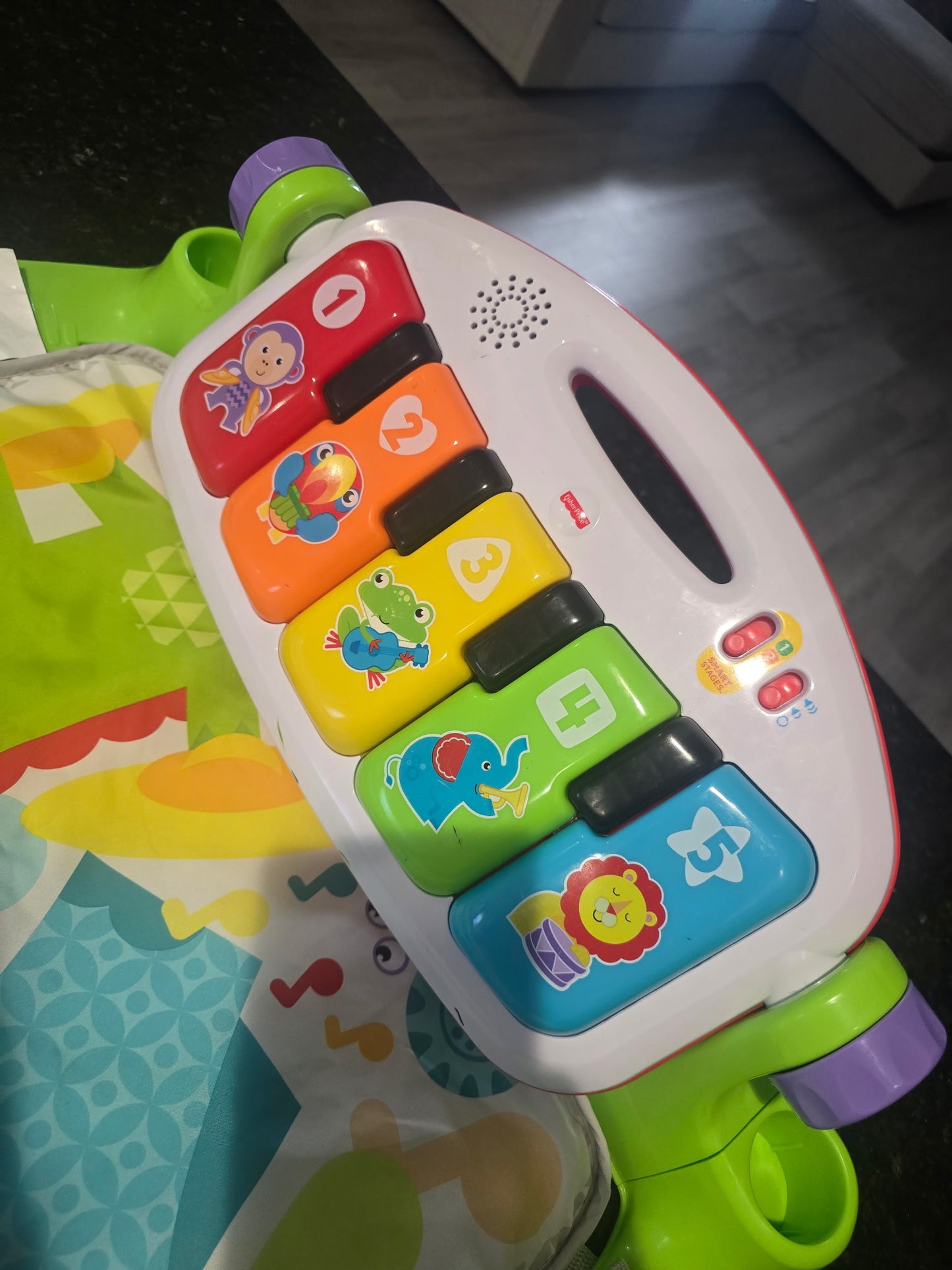 Fisher-Price Deluxe Kick & Play Piano Gym (Monkey theme)