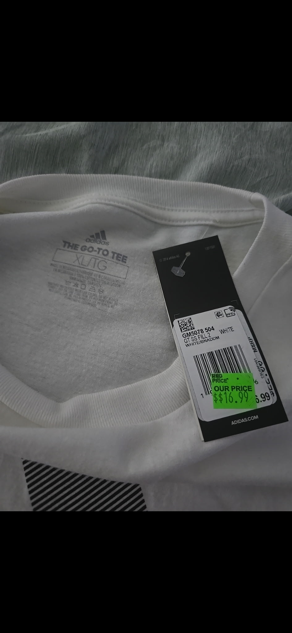 MonoStripe Adidas Tee
