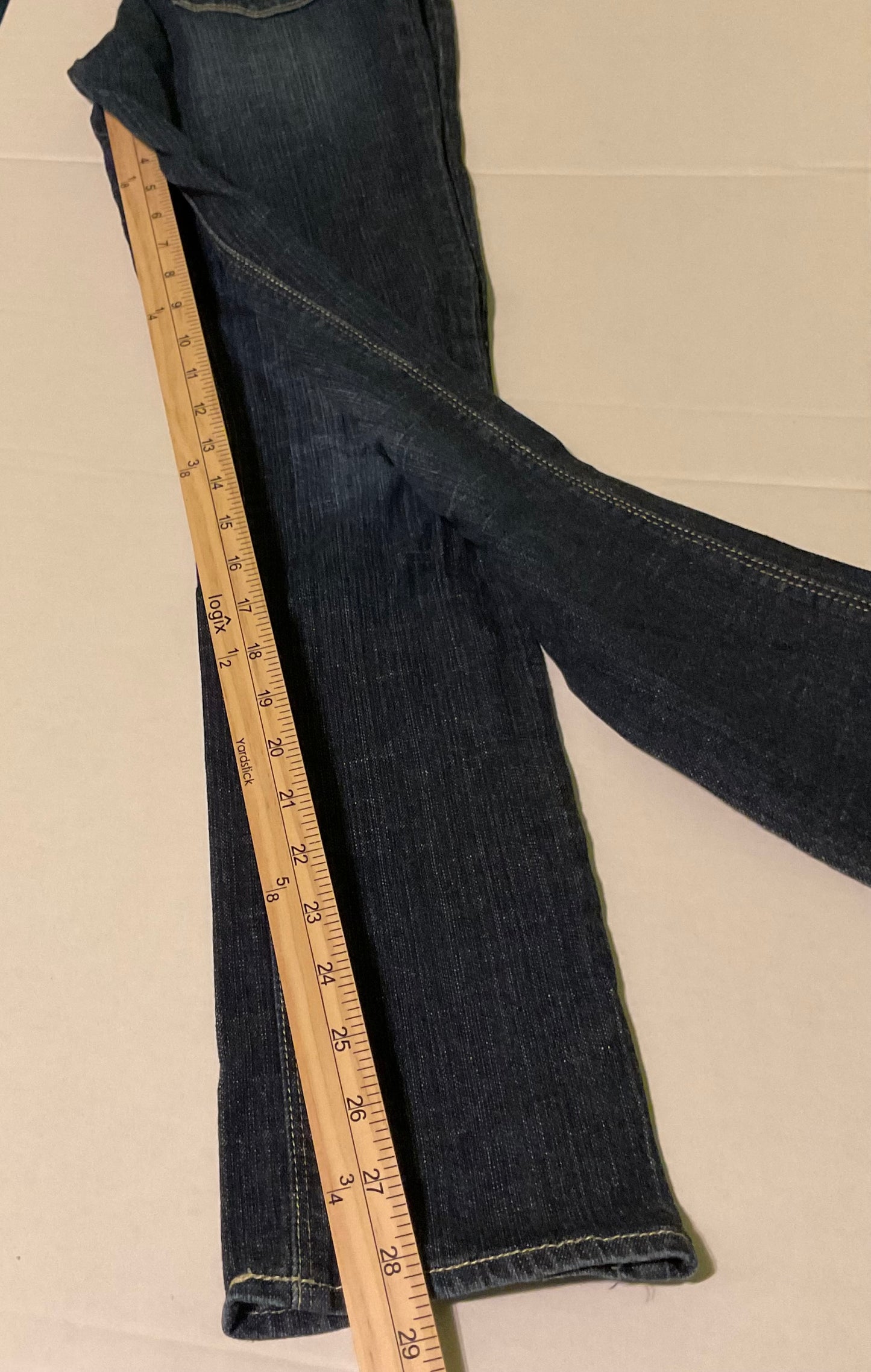 Levi’s Kids Slim Straight Jeans Size 16 Regular | Dark Wash Denim