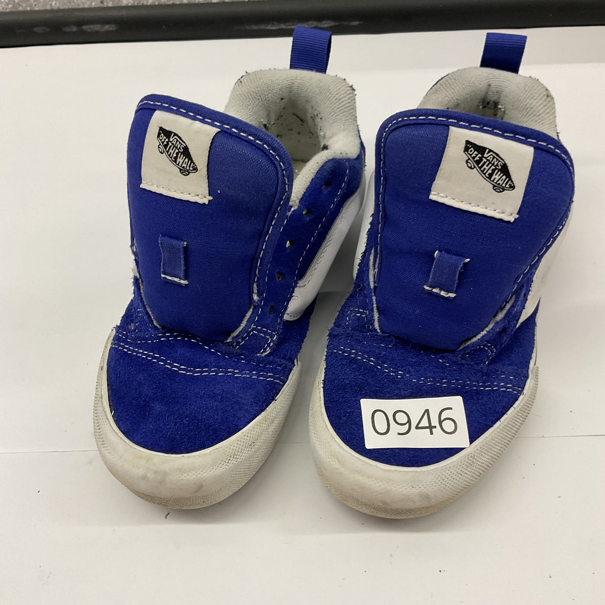 Vans Kids Old Skool Slip-On Shoes - Royal Blue / White (Size US 1.0 Kids / EUR 31.5)