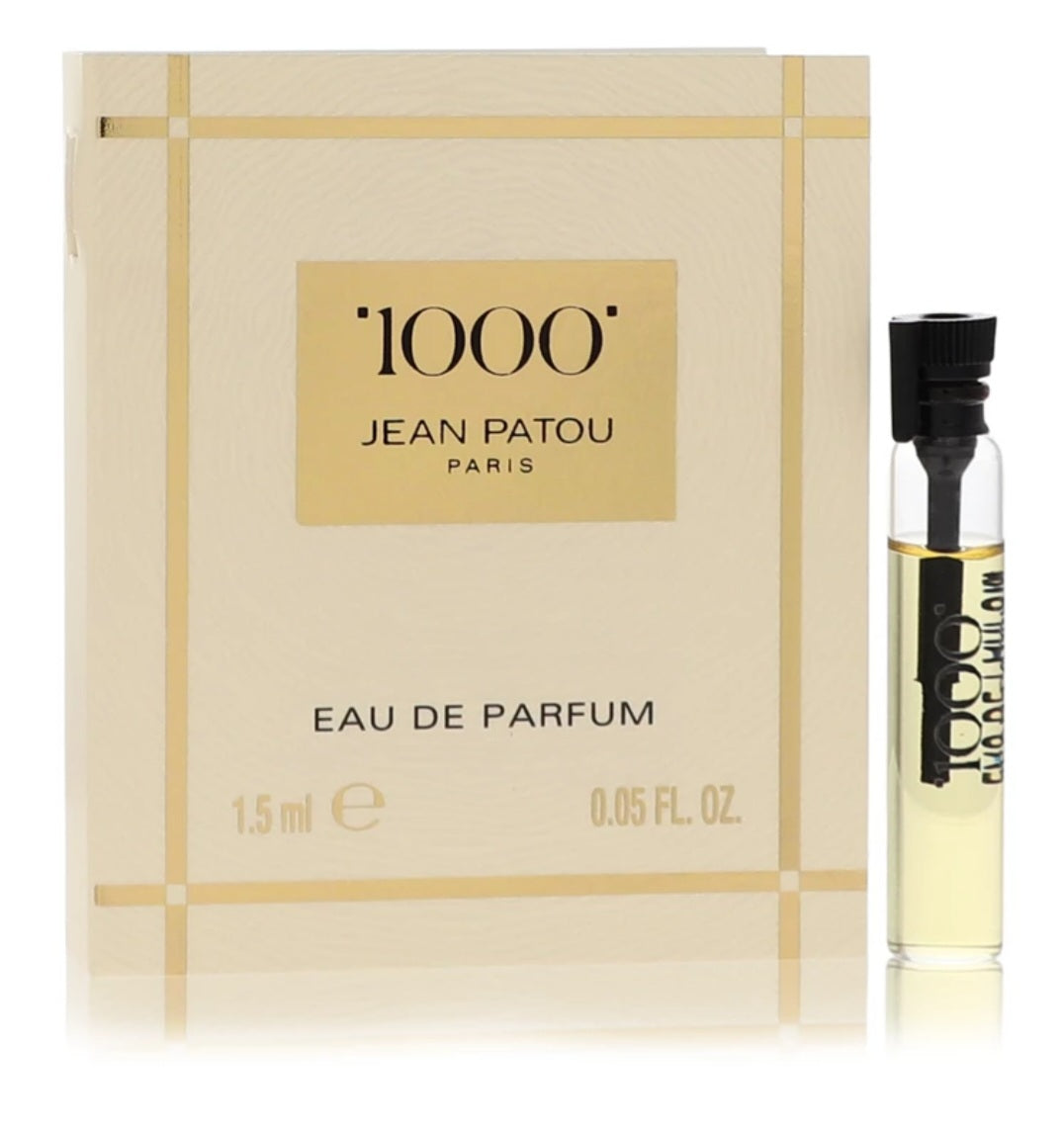 Jean Patou 1000 Eau de Parfum Sample – 0.06 oz / 1.8ml – Women’s Luxury Mini Vial