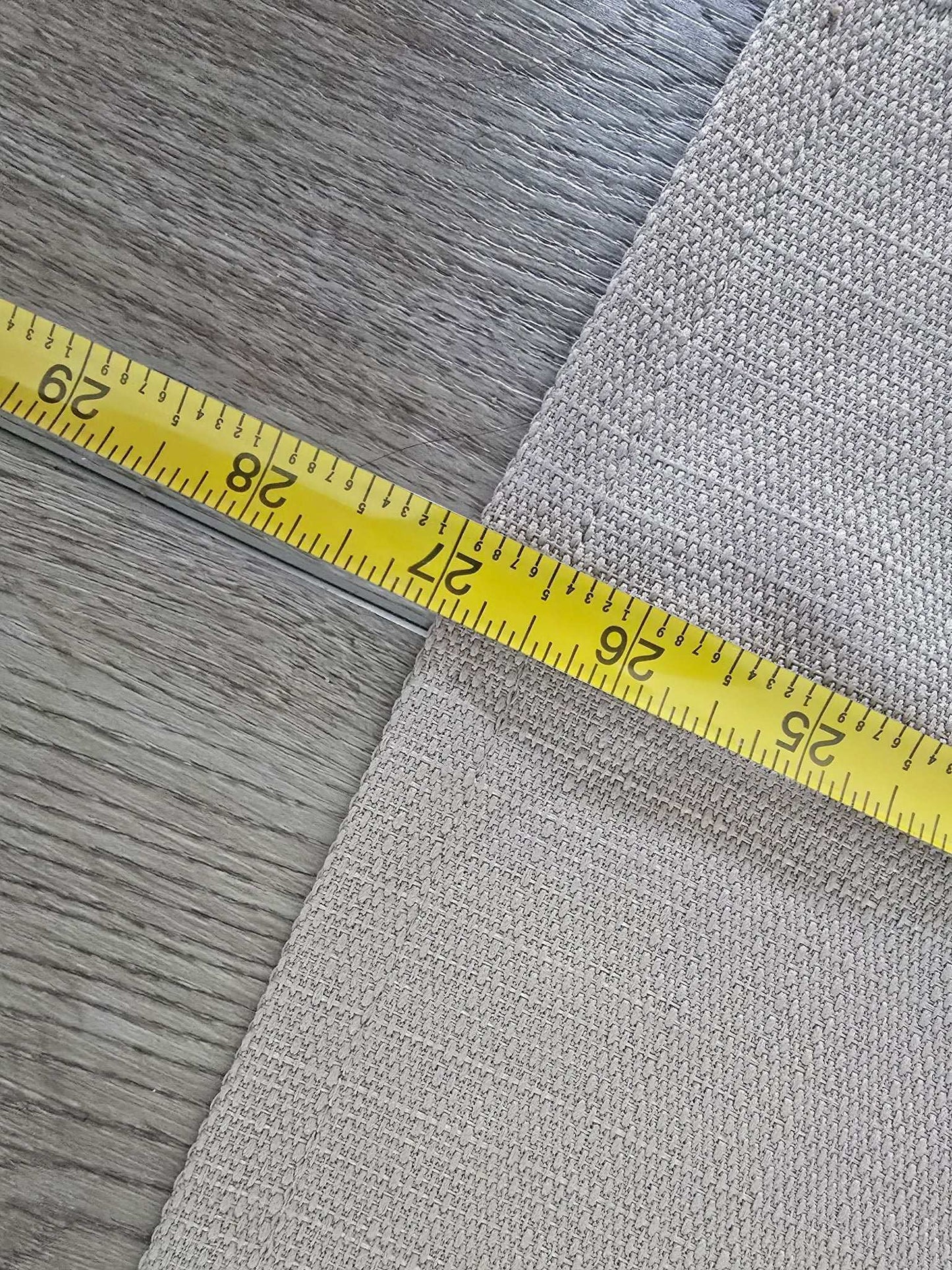 Mainstays Beige Curtains - 2 Panels (84” x 27”)