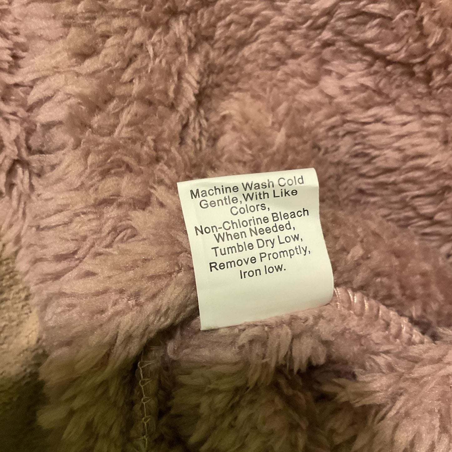 Women’s Cozy Color Block Sherpa Quarter-Zip Pullover – Blush Pink & Mauve Fleece Sweater