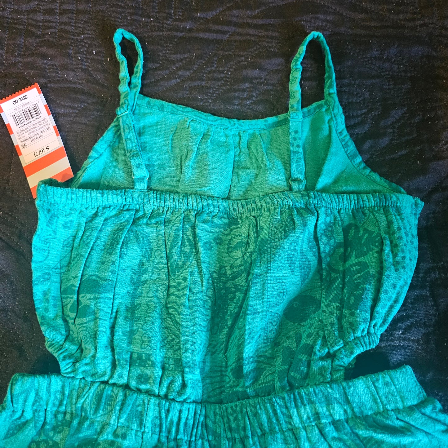 cat and jack sea foam scarf print/6093K2