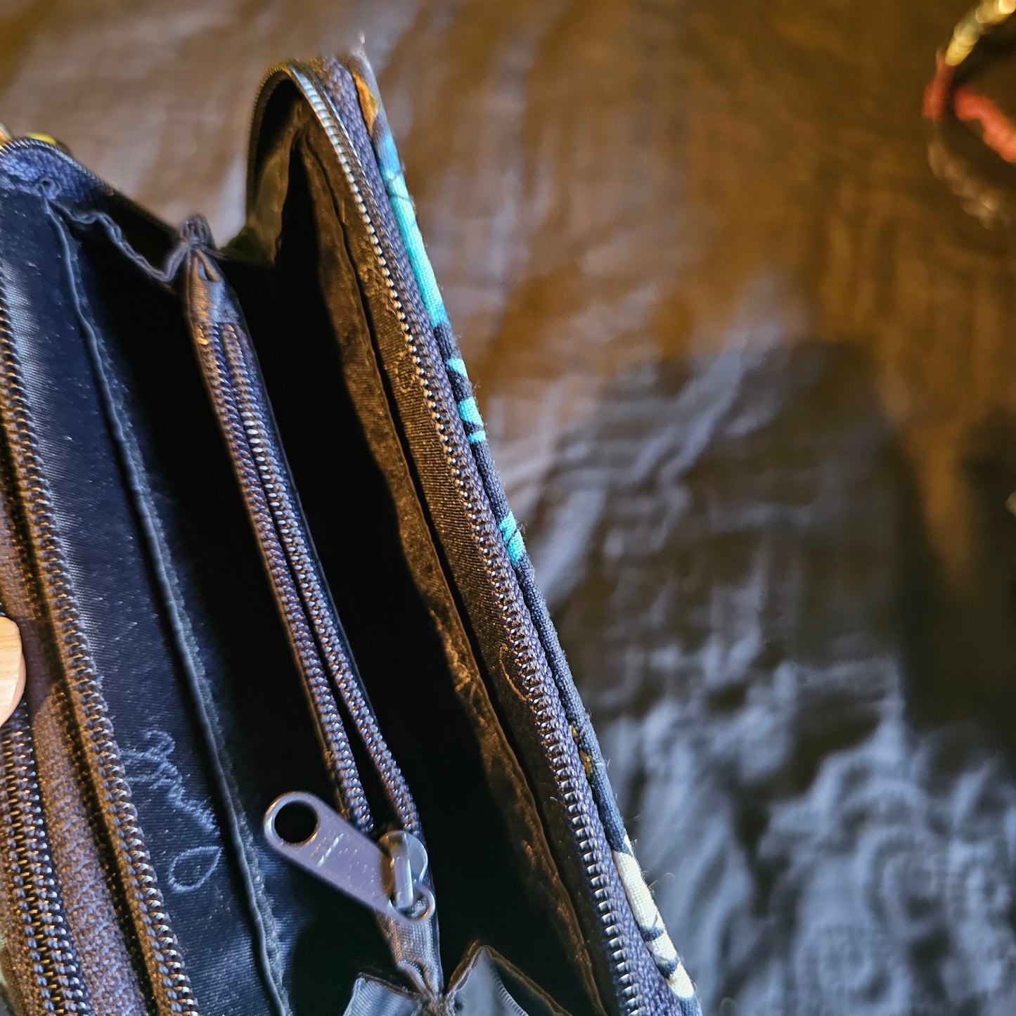 Vera Bradley Quilted Floral Crossbody Wallet (Adjustable Strap)