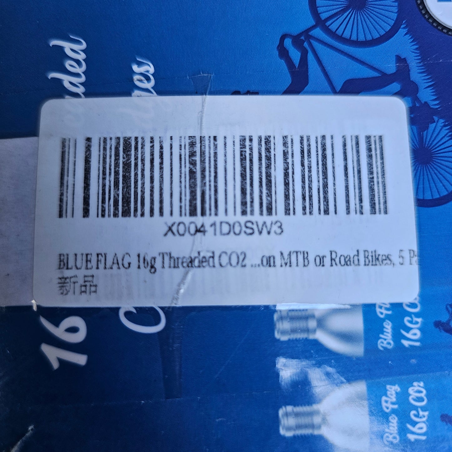 Blue Flag 16g Threaded CO2 Cartridges – 5 Pack