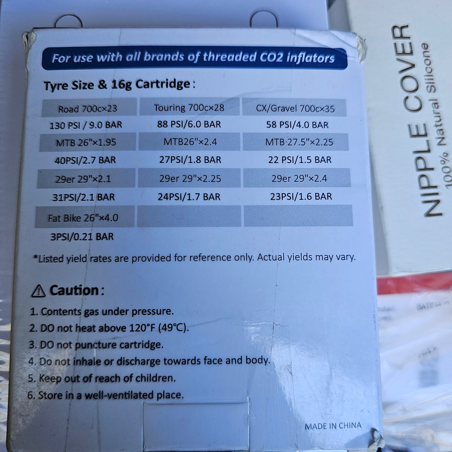 Blue Flag 16g Threaded CO2 Cartridges – 5 Pack