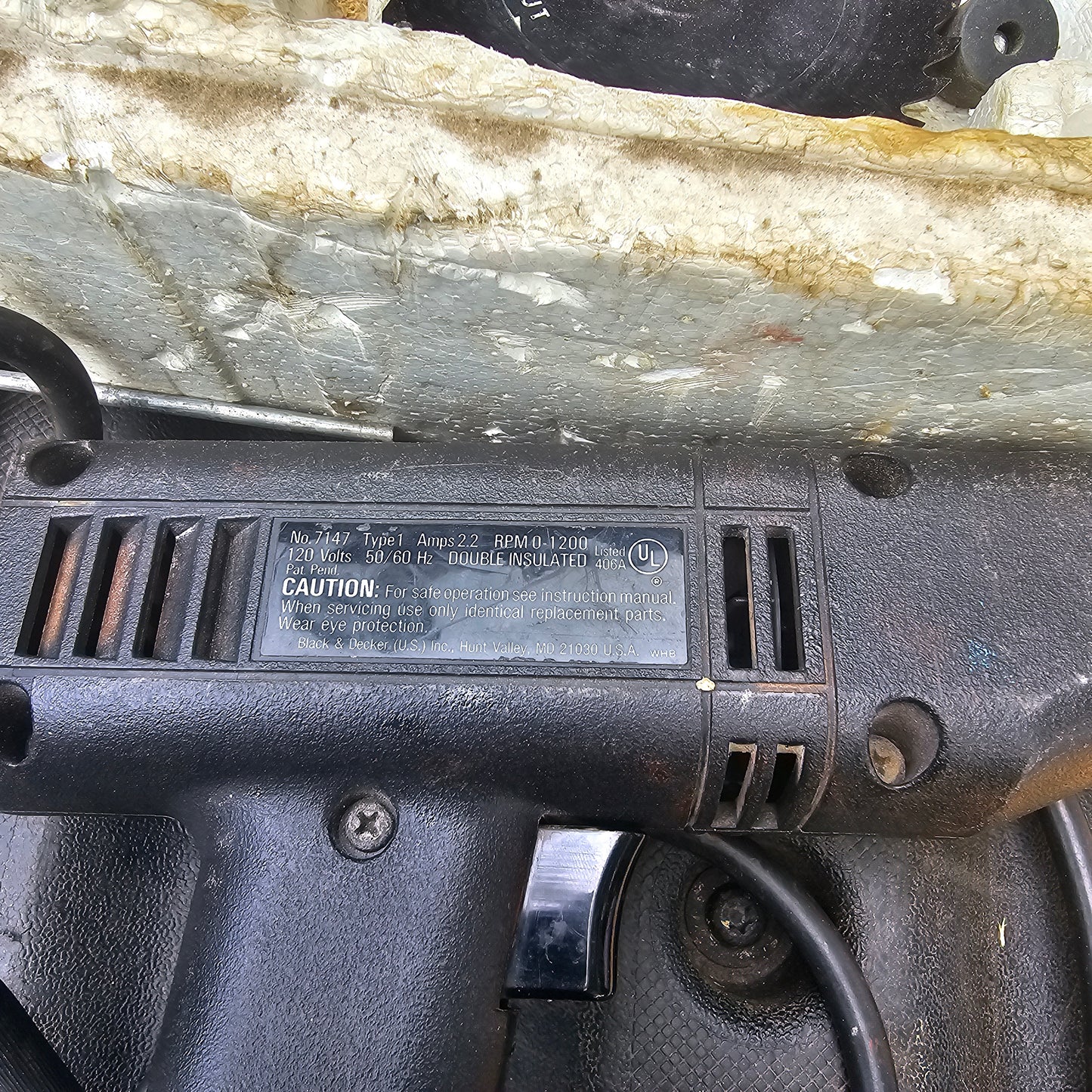 Vintage Master Craft Jig Saw & Black & Decker Drill + Blades Kit –