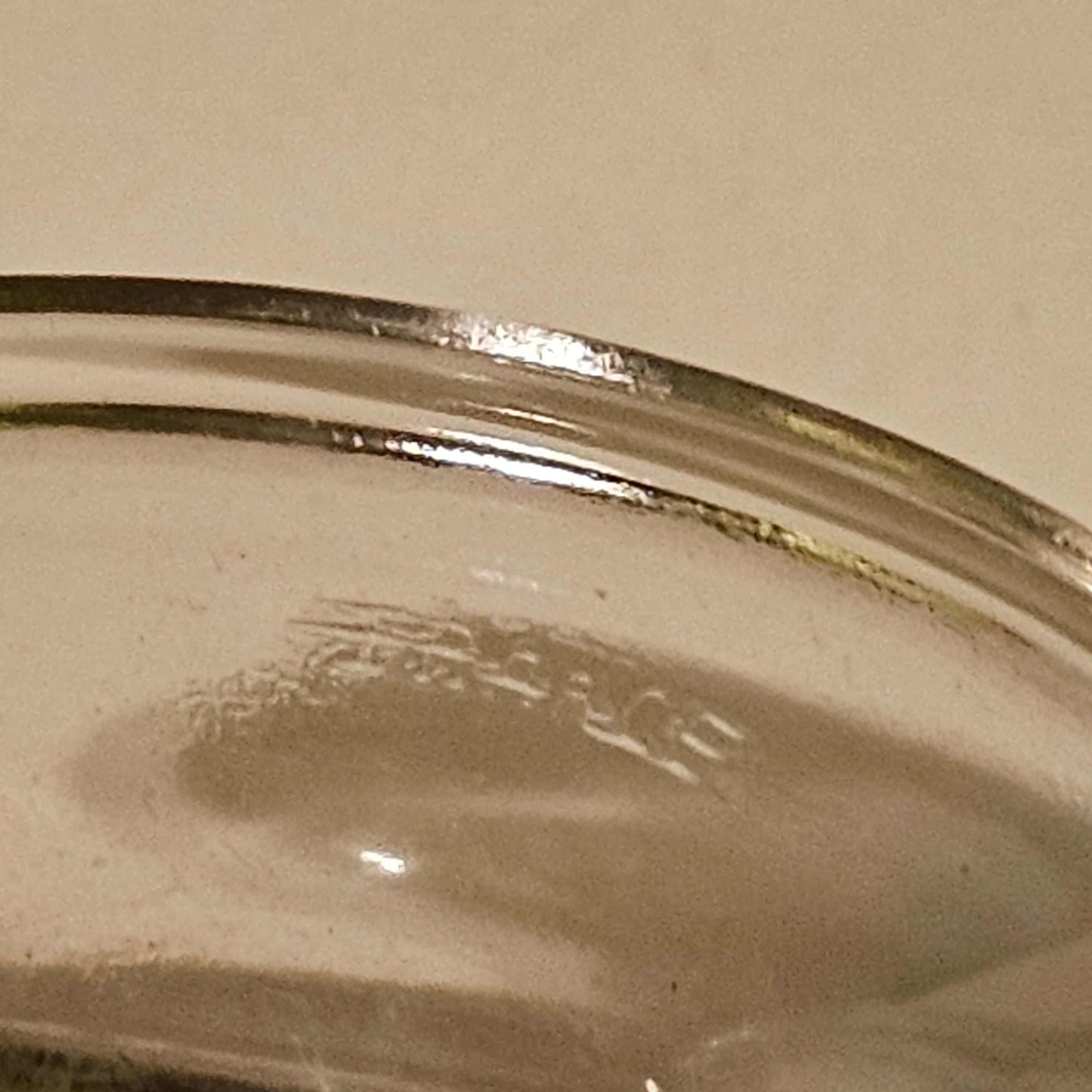 Set of 2 French-Made Clear Glass Irish Coffee Mugs with Handle – Vintage Style