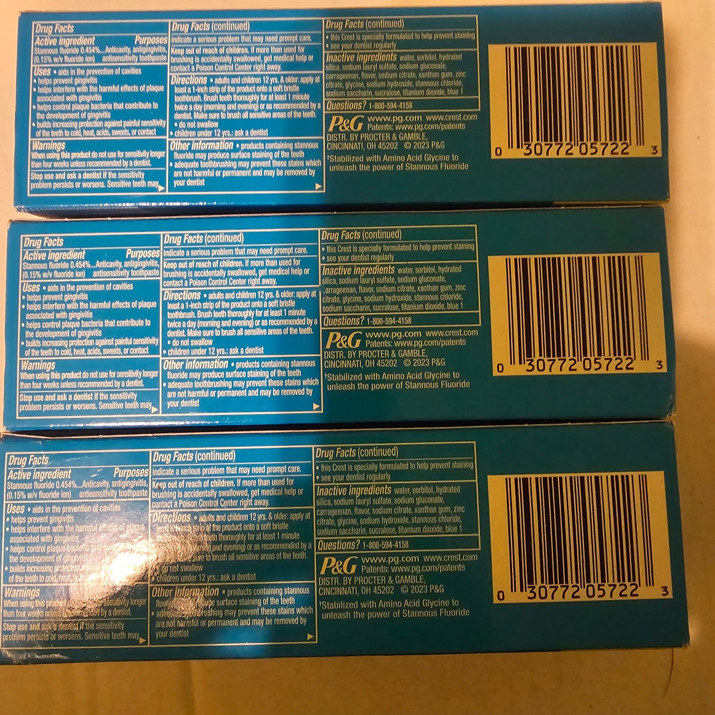 Crest Pro-Health Clean Mint Toothpaste 2.6 oz – Bundle of 3