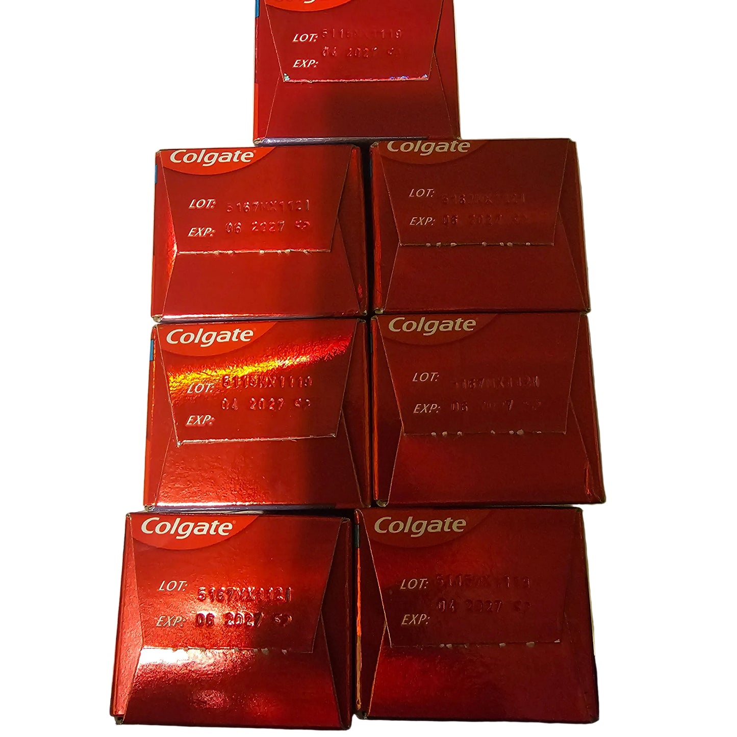 Colgate Optic White Advanced Toothpaste 3.2 oz – Bundle of 7 (Icy Fresh)