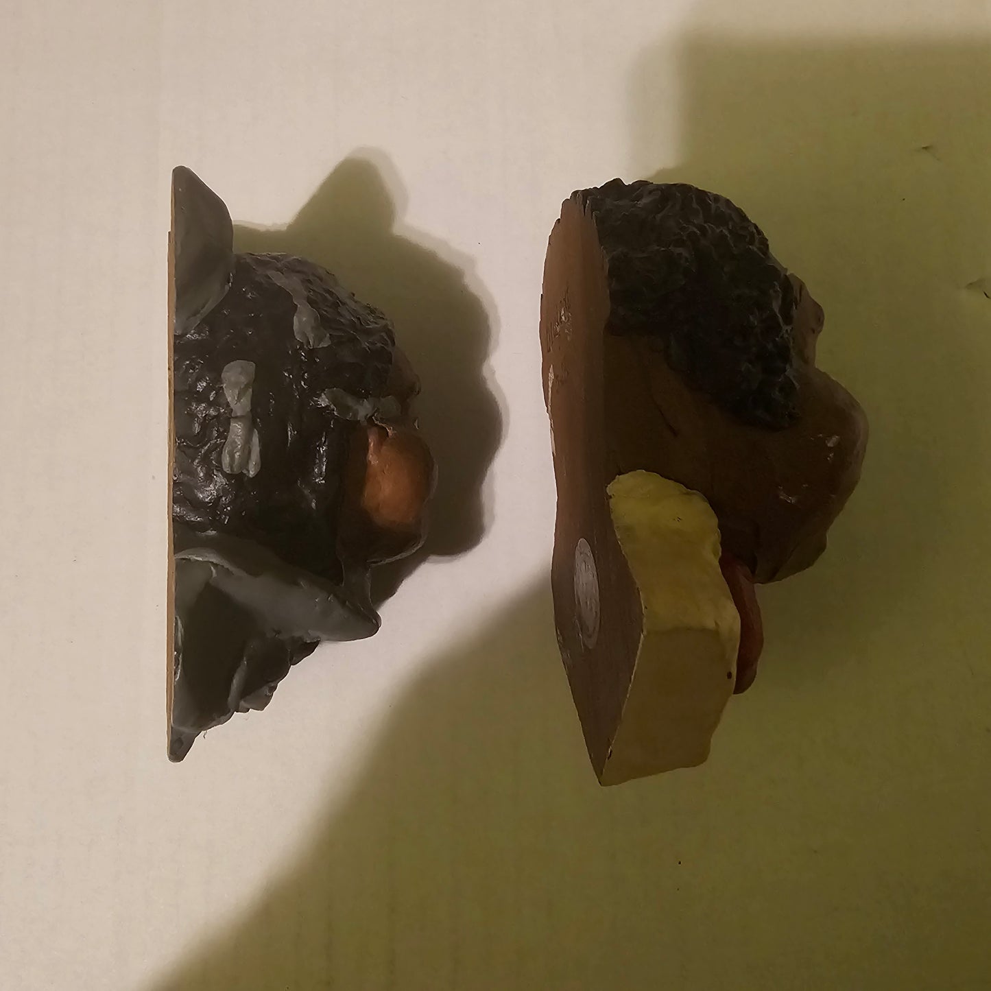 Hand-Painted Character Busts – Vintage Folk Art Style