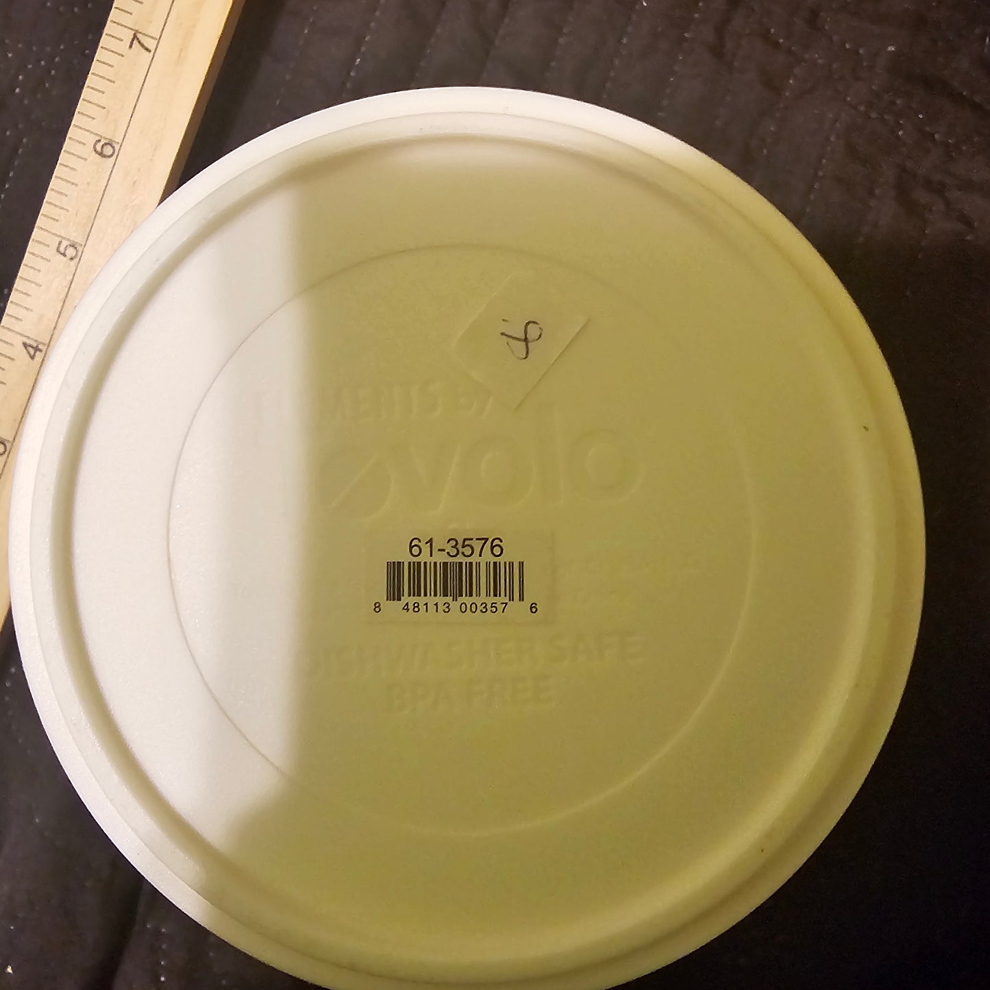 Reusable Ice Cream Storage Container with Pink Lid - 1 Pint