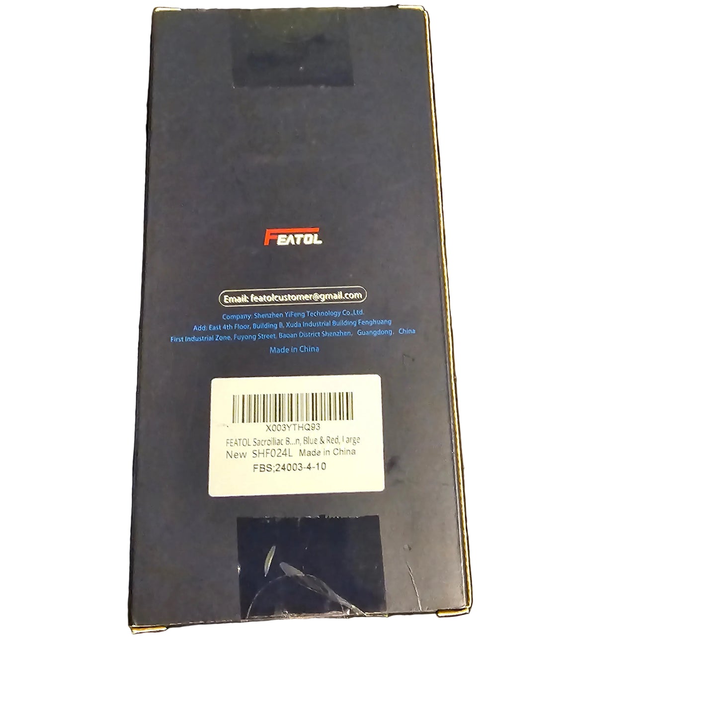 FEATOL Sacroiliac Belt for Men & Women – Large – Maximum Pain Relief – New