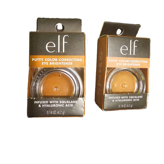e.l.f. Putty Color-Correcting Eye Brightener – Lot of 2 (Rich & Deep/Rich) – New