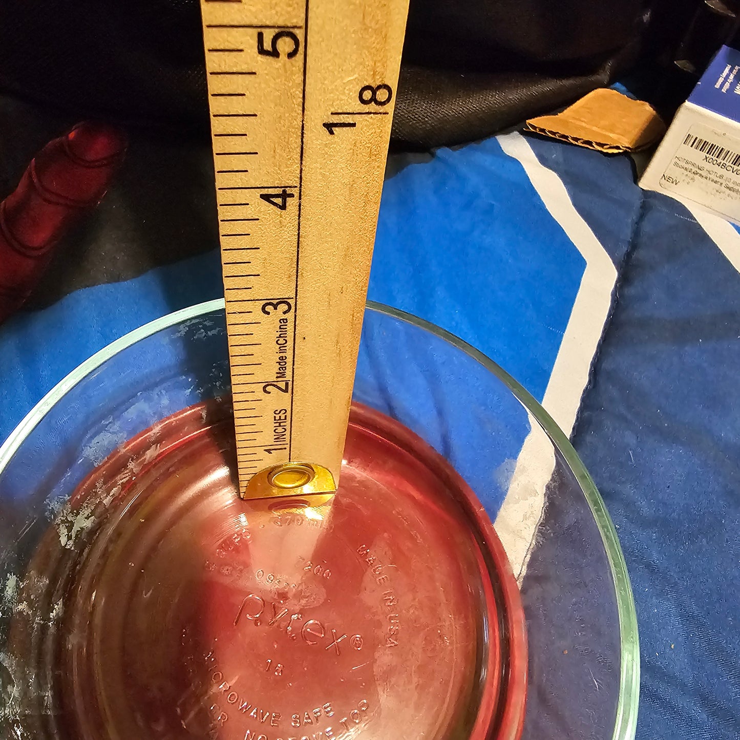 Pyrex 7200 2-Cup Glass Storage Bowl with 7200-PC Red Lid