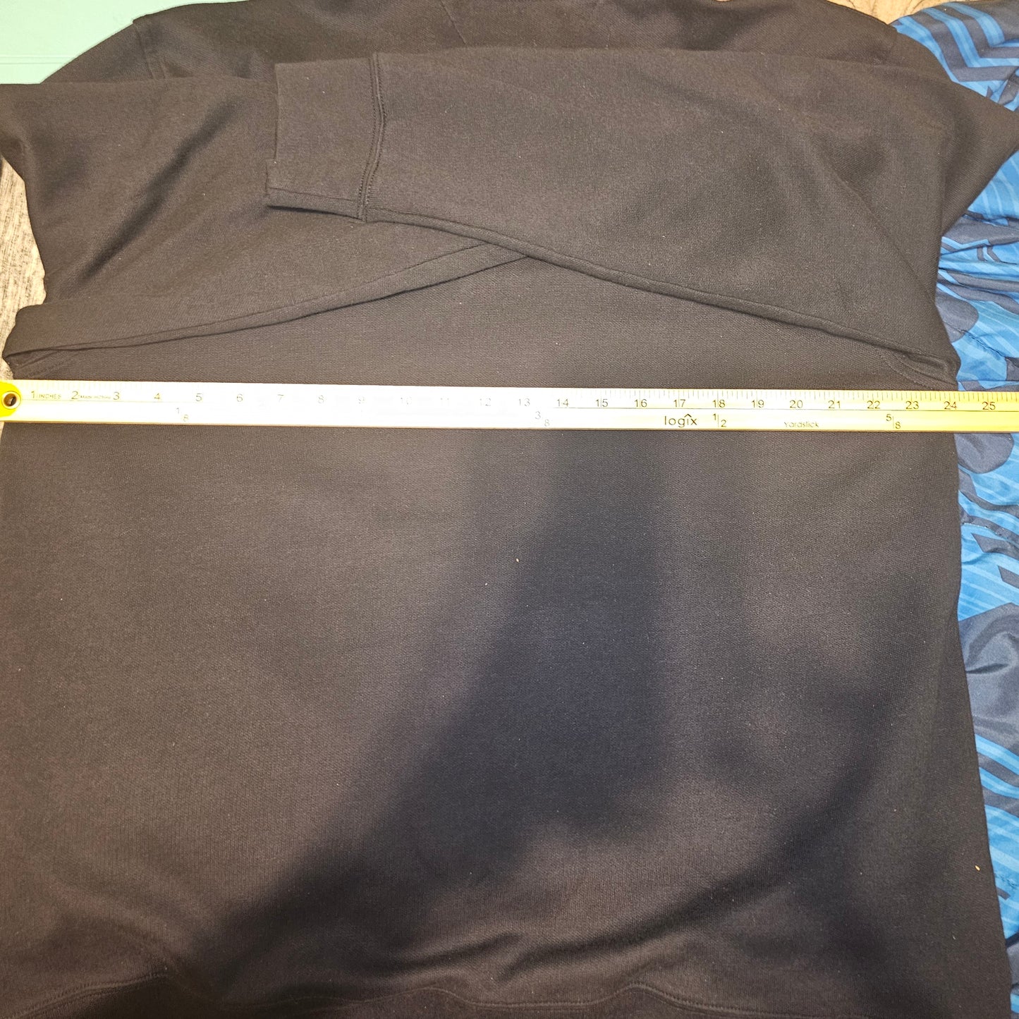 Deep Blue Tommy Knit 1/4 zip sweater