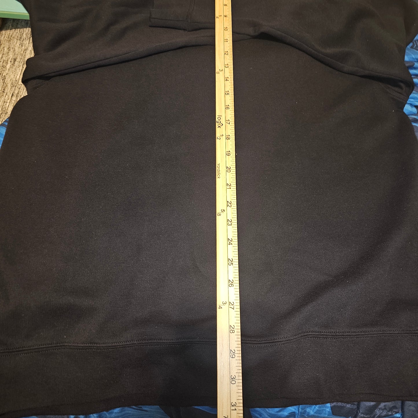 Deep Blue Tommy Knit 1/4 zip sweater