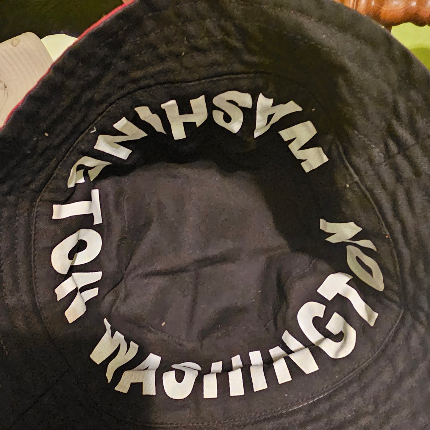Washington Reversible Bucket Hat - Maroon/Burgundy & Black - Unisex OSFM