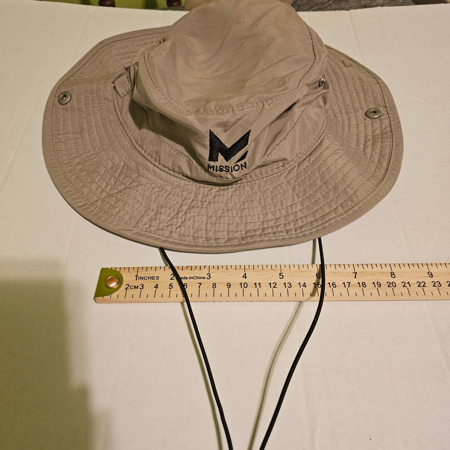 Mission Cooling Bucket Hat Wide Brim Sun Protection Khaki