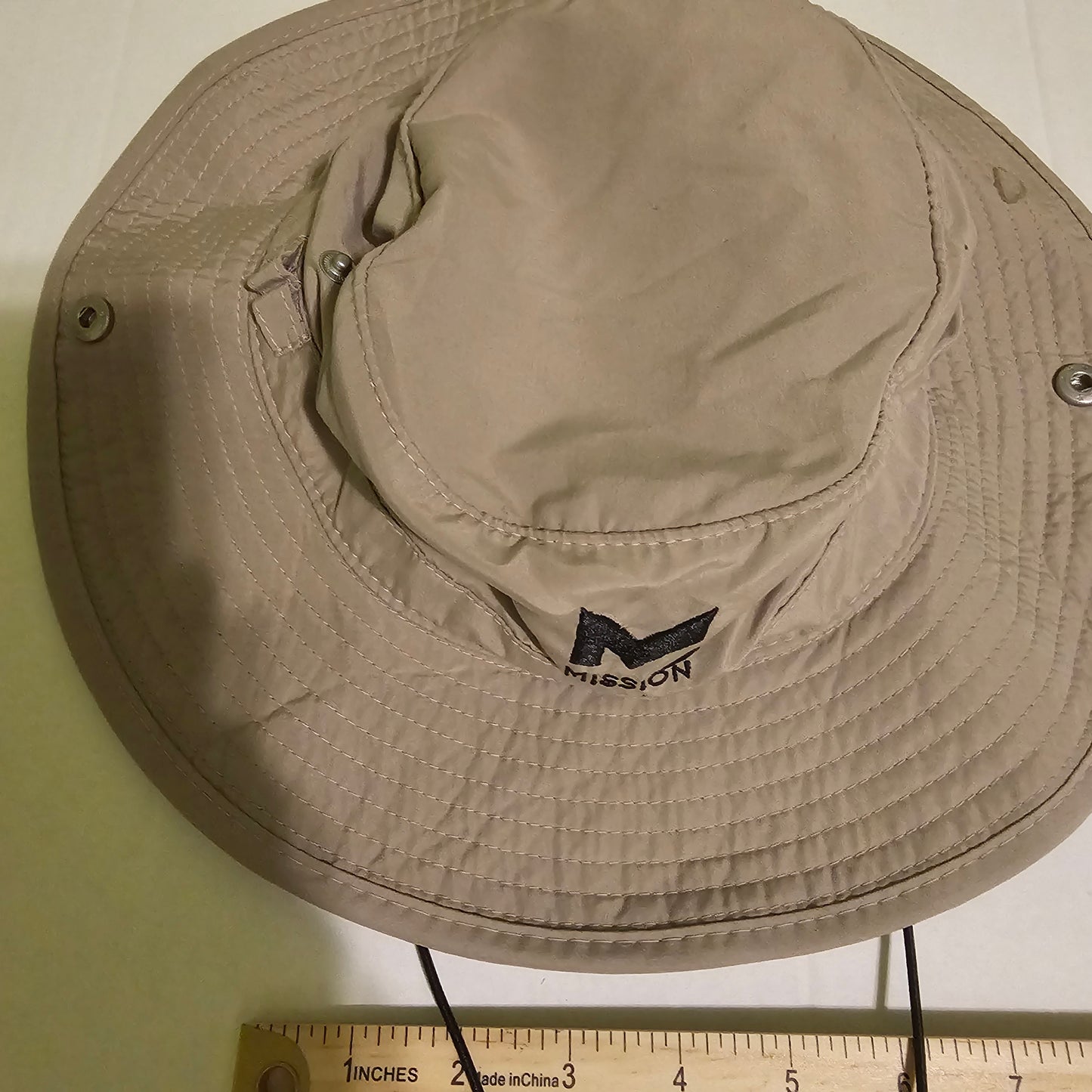 Mission Cooling Bucket Hat Wide Brim Sun Protection Khaki