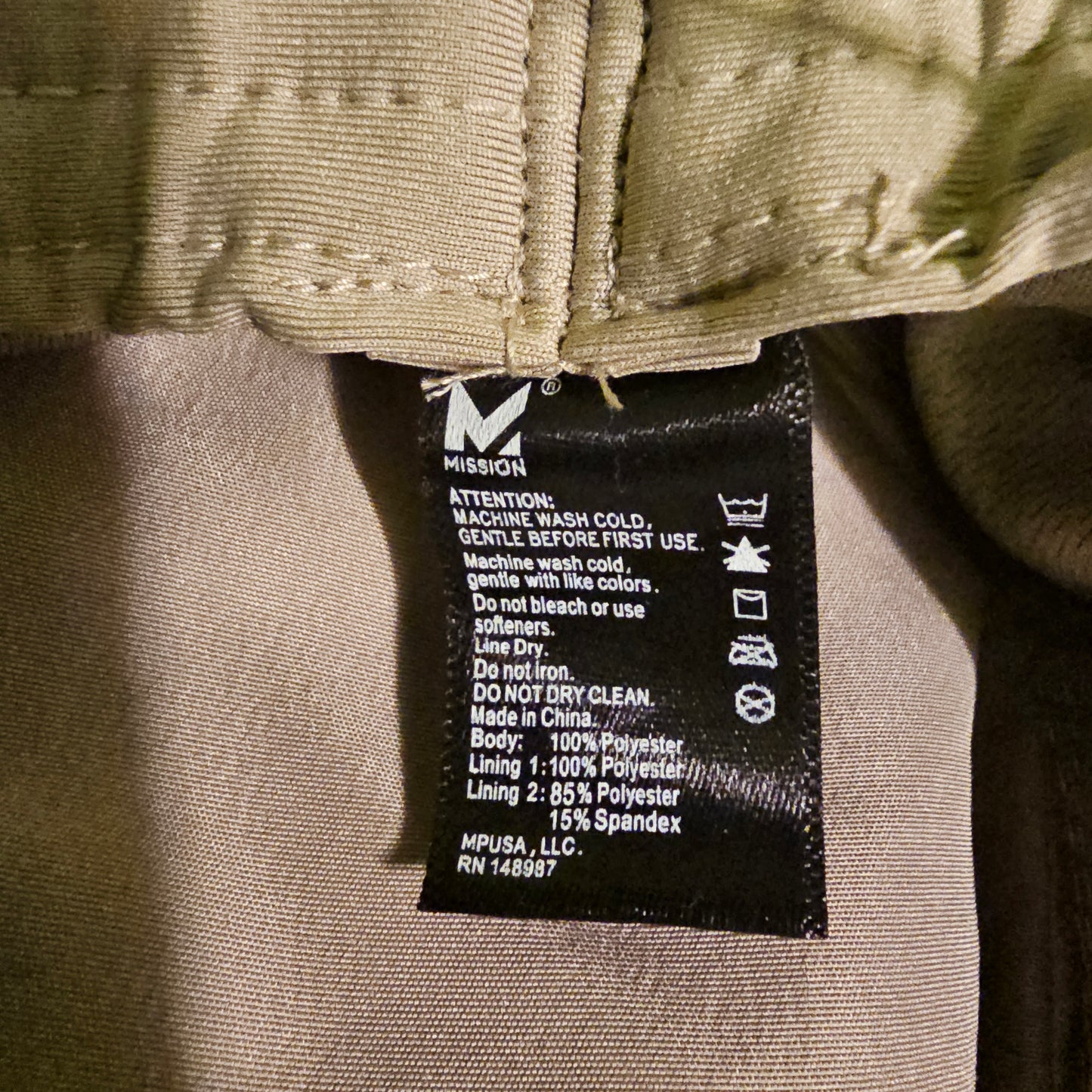 Mission Cooling Bucket Hat Wide Brim Sun Protection Khaki