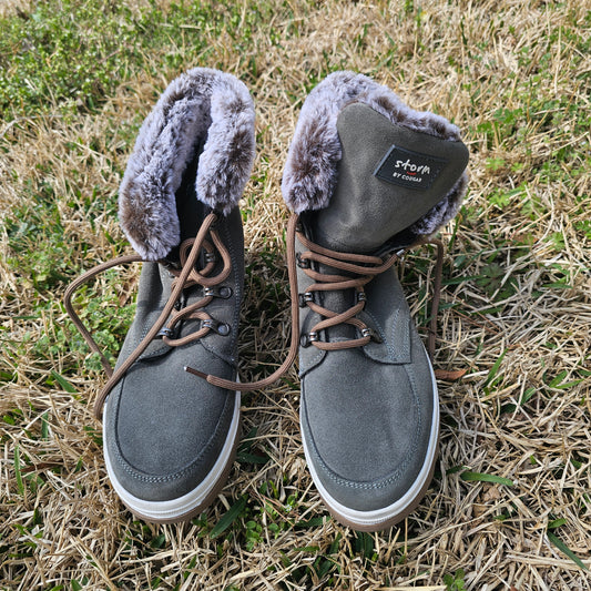 Storm by Cougar Melody Waterproof Suede Winter Boots Olive Green Women’s Size 9