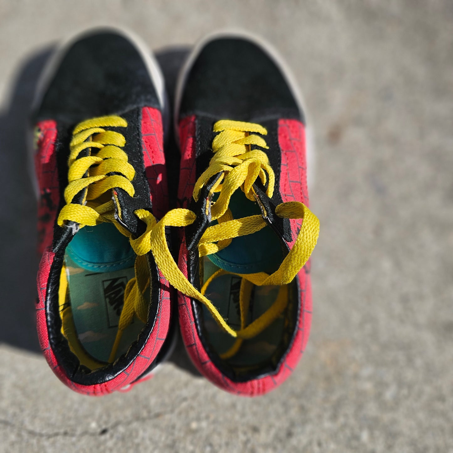 Vans x The Simpsons Old Skool El Barto Kids Size 12 Red/Black 2020 Collab Rare