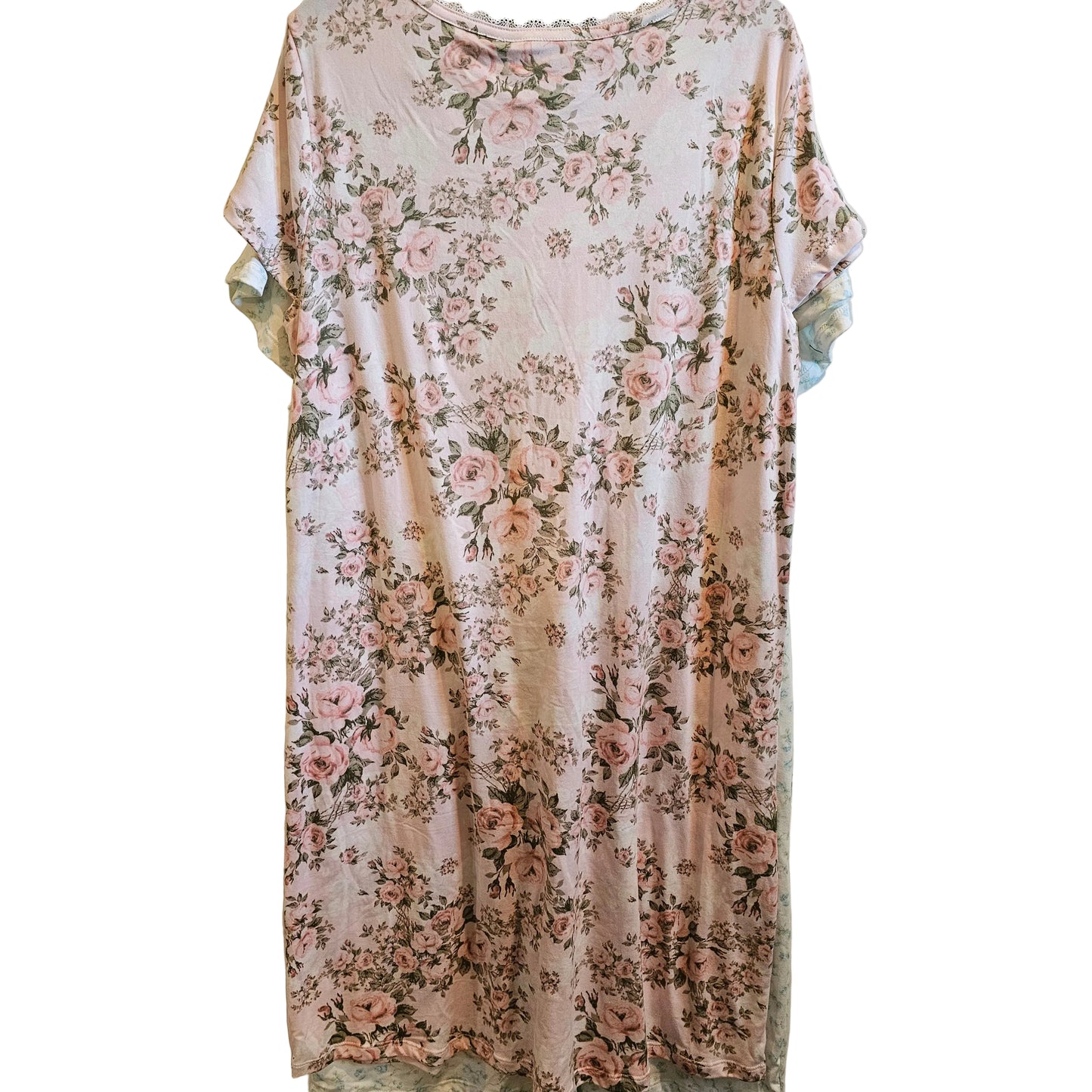 NWT Elizabeth & Nicole Sleepwear 2-Pack Nightgowns Gowns Women's Medium Floral