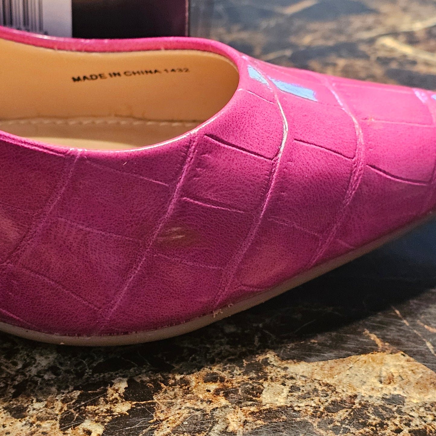 Steve Madden Hot Pink Croc Embossed Pointed Toe Stiletto Pumps - Women's Size 8