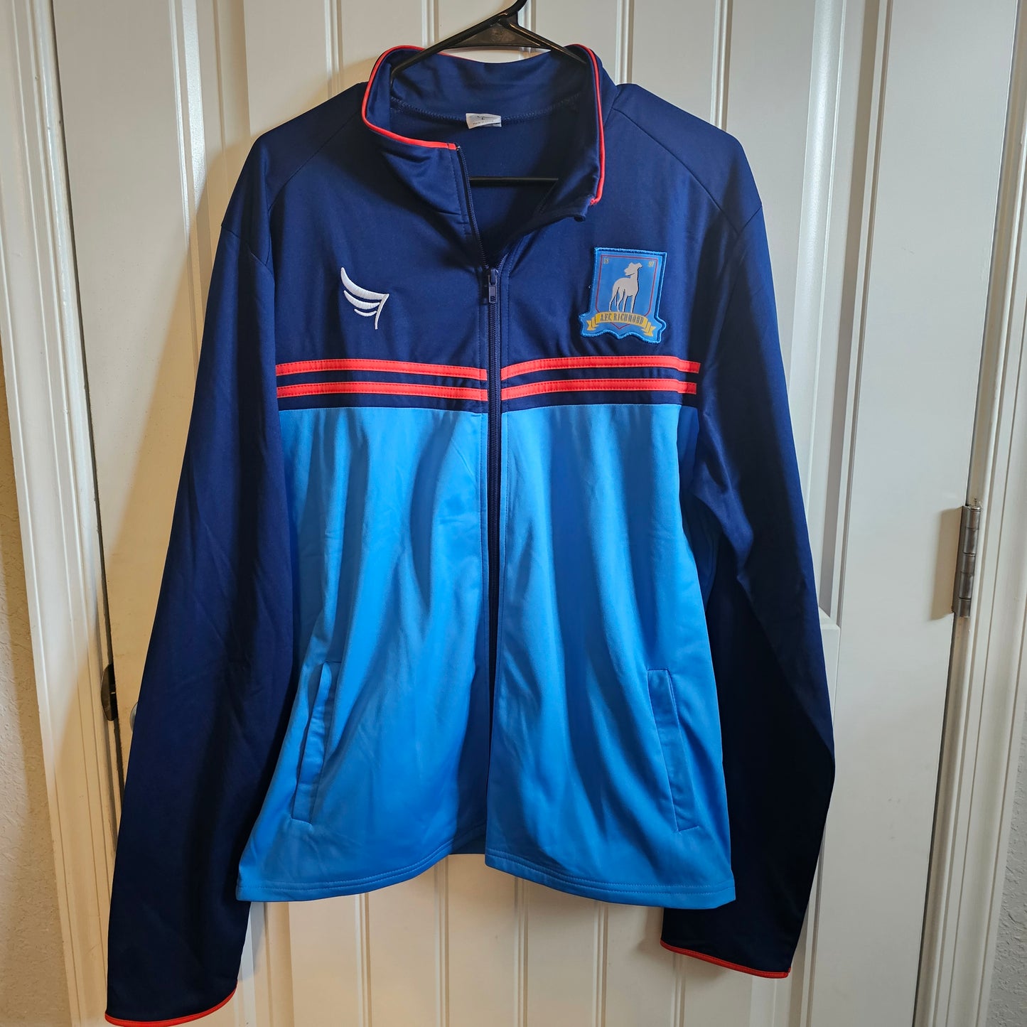 Ted Lasso AFC Richmond Track Jacket Blue Size Large Official Merch