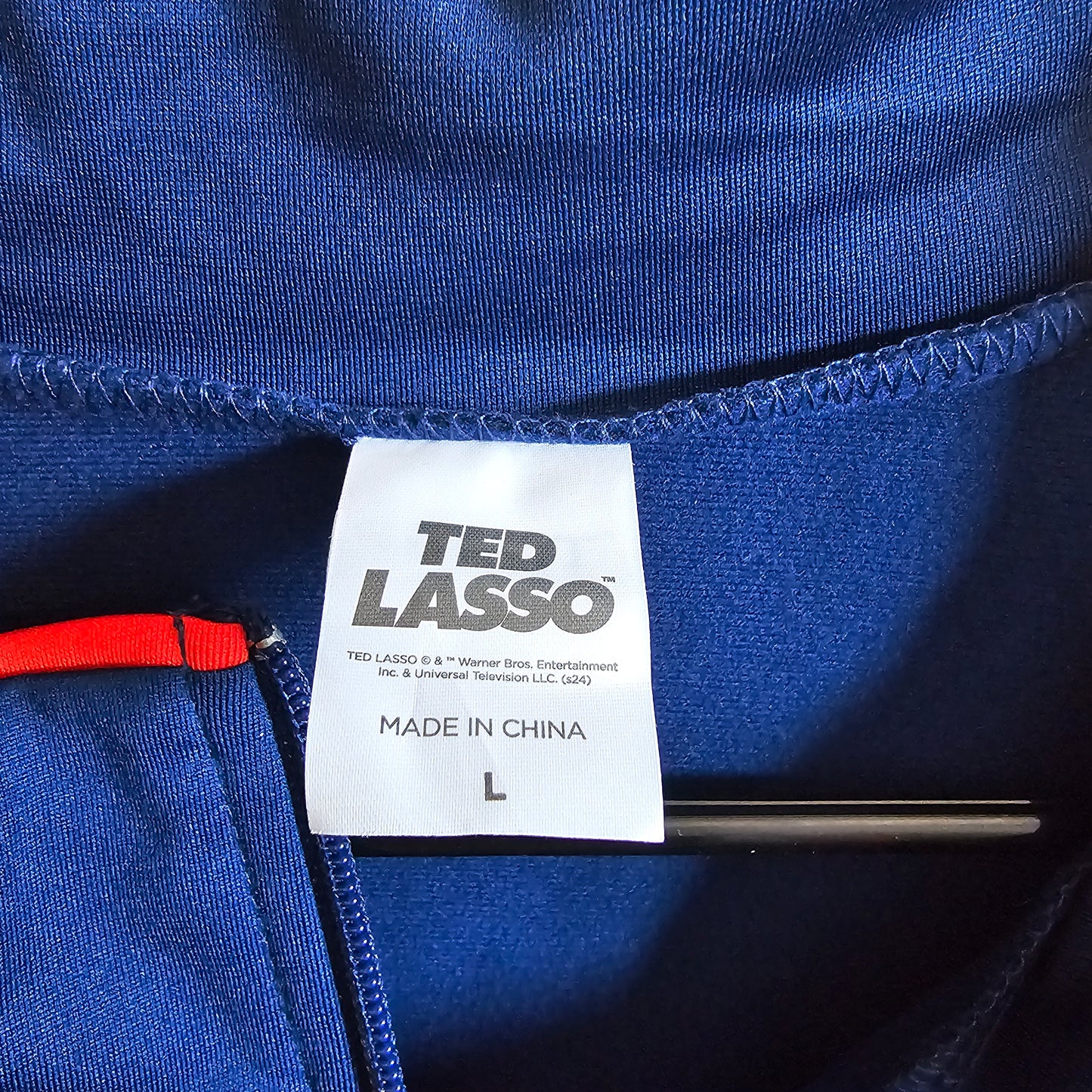 Ted Lasso AFC Richmond Track Jacket Blue Size Large Official Merch