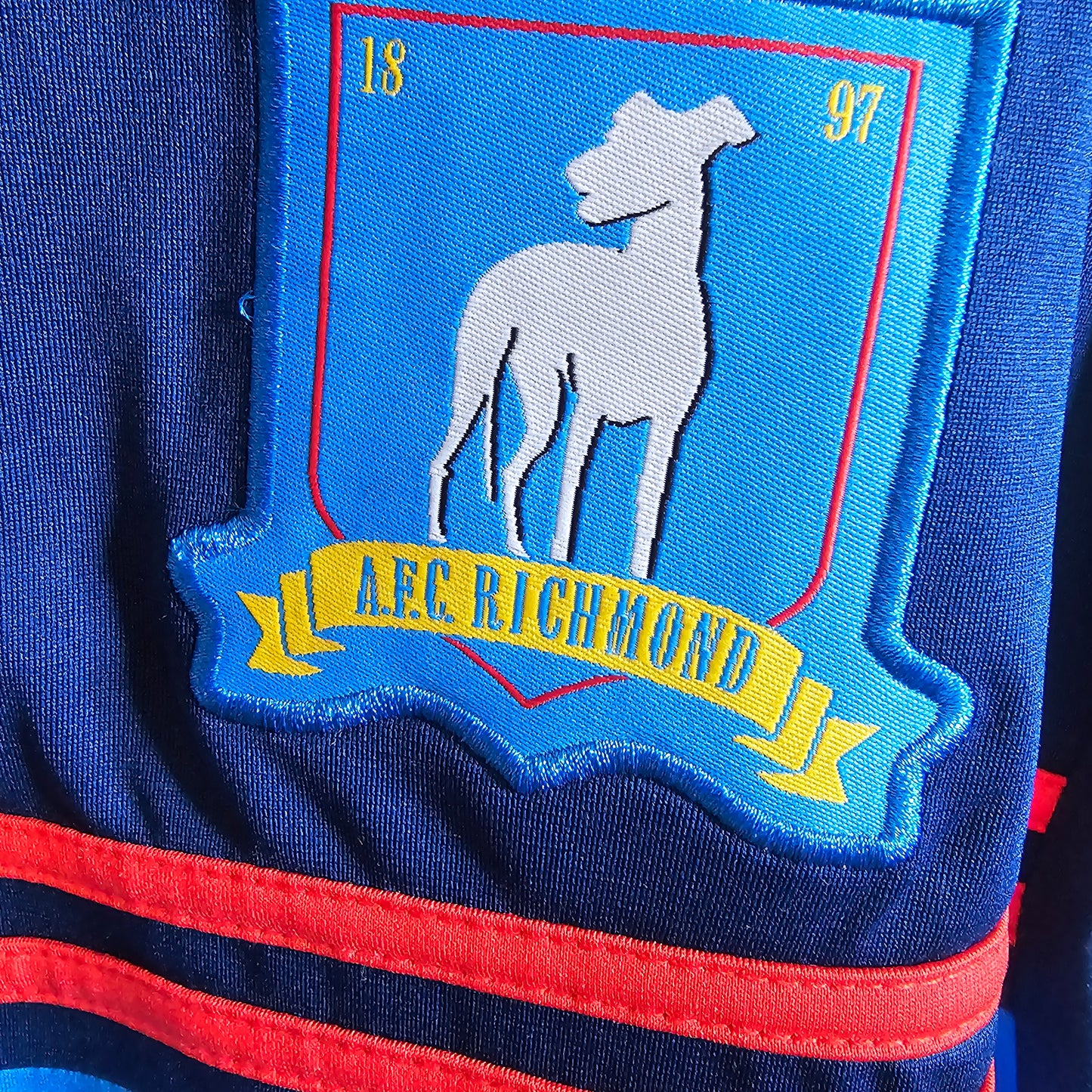 Ted Lasso AFC Richmond Track Jacket Blue Size Large Official Merch