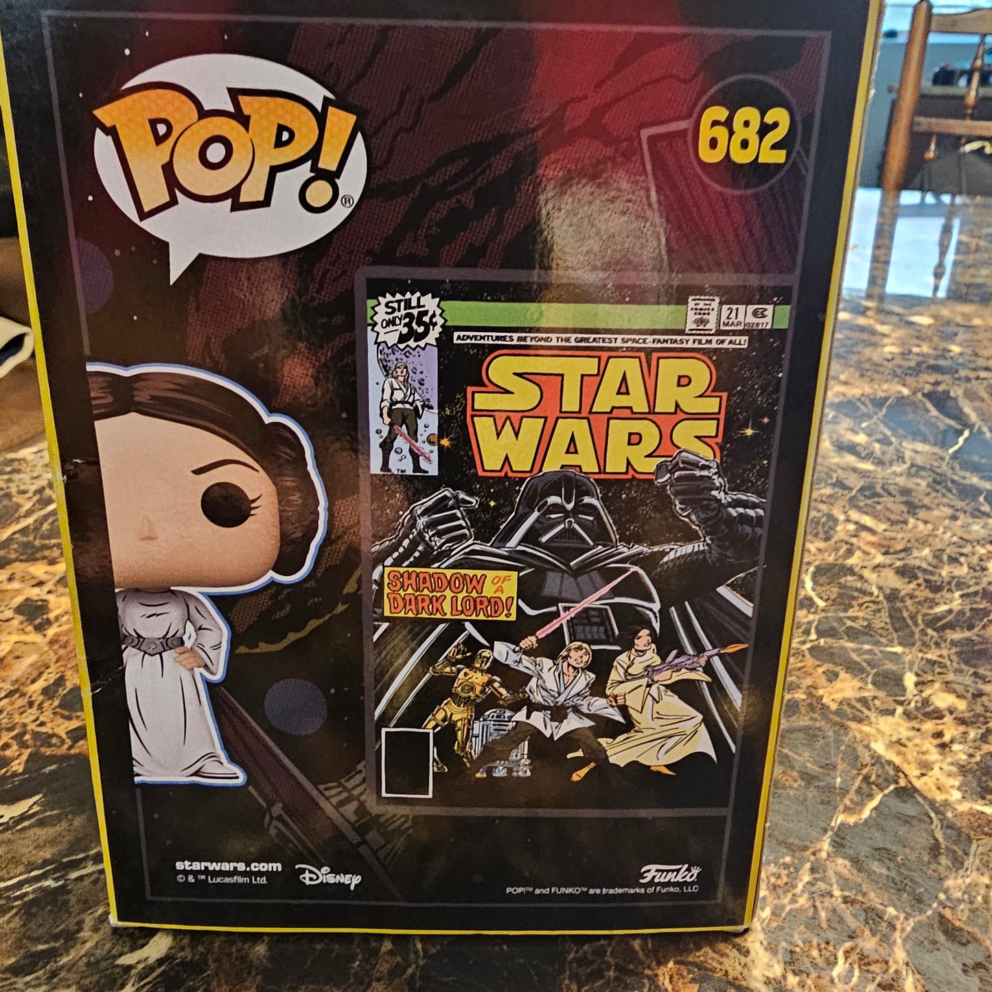 Funko Pop! Star Wars: Comic Covers - Princess Leia (Figure #682)