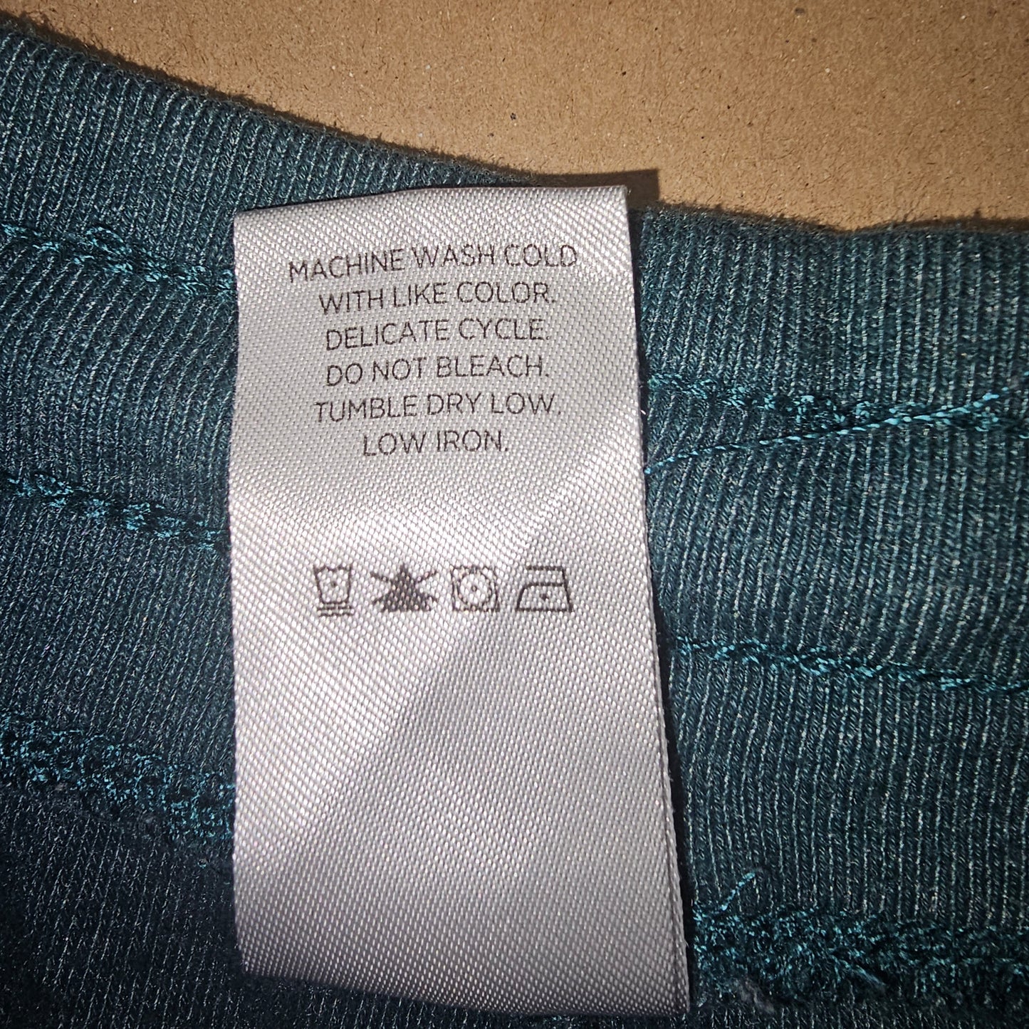 Member's Mark Astro Teal Reverse Fleece Jogger Pants Men's Size L Soft Sherpa Cuffed