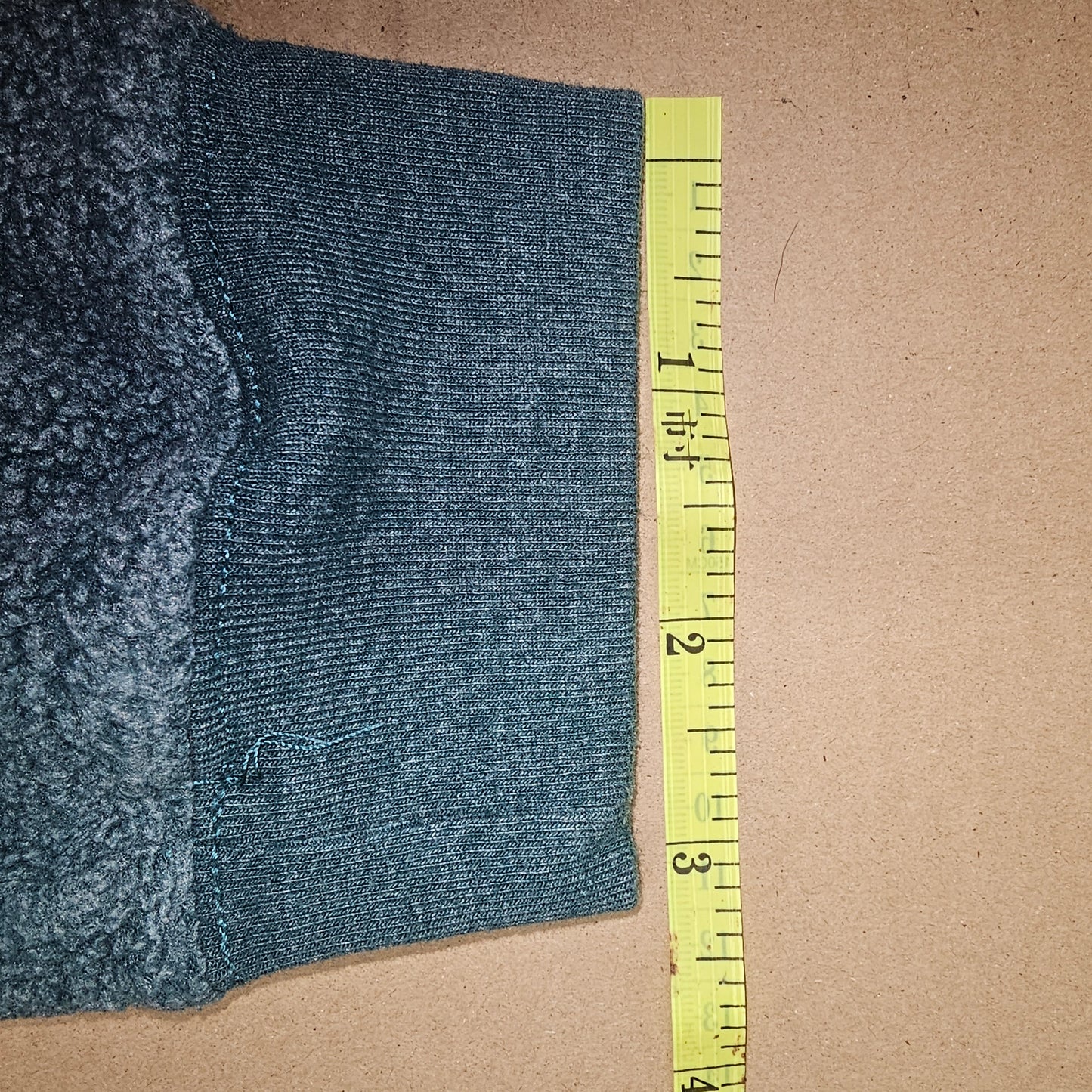 Member's Mark Astro Teal Reverse Fleece Jogger Pants Men's Size L Soft Sherpa Cuffed