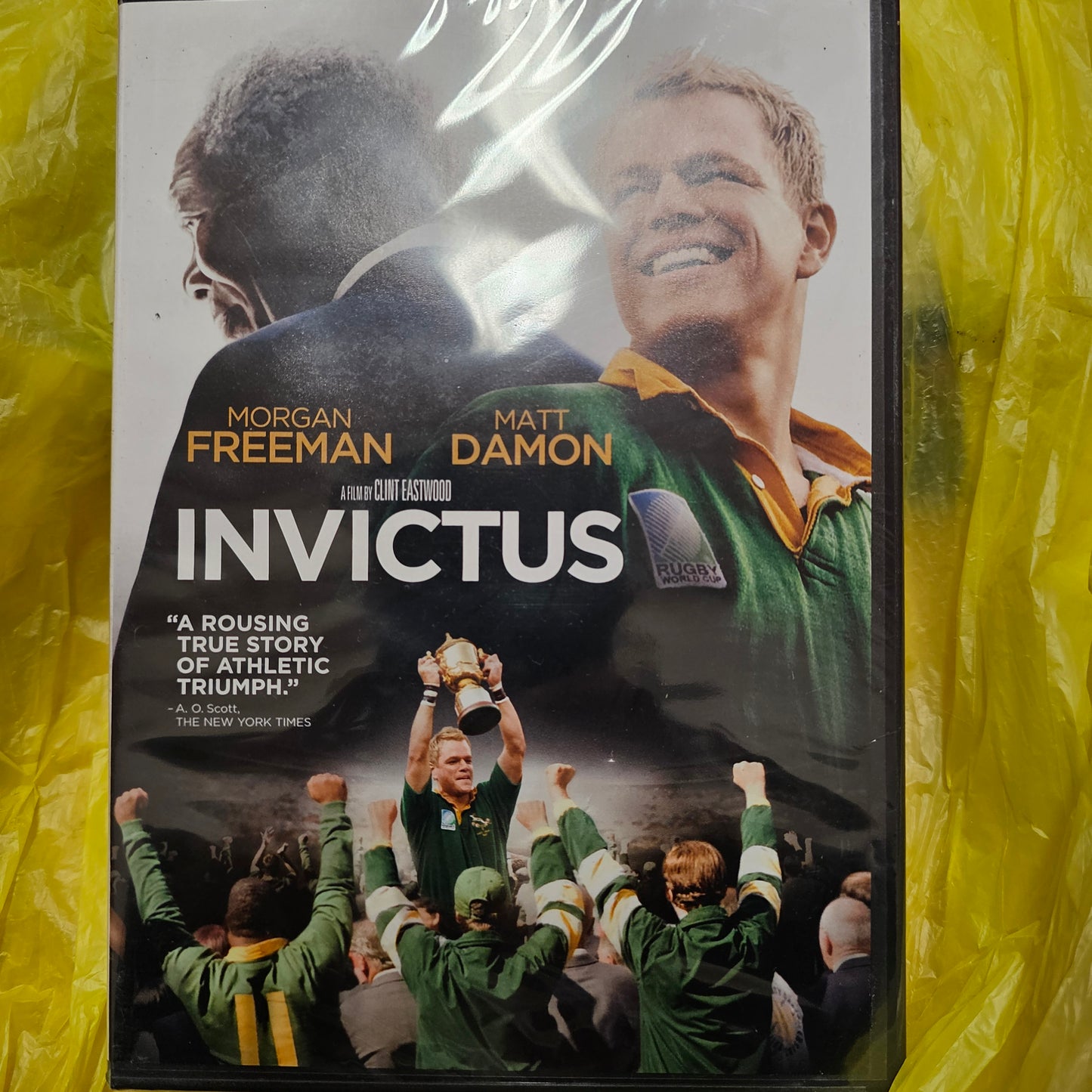 Invictus DVD Morgan Freeman Matt Damon Clint Eastwood Brand New Factory Sealed